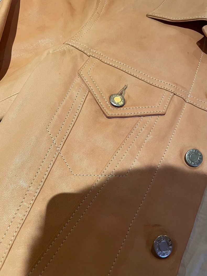 Helmut Lang HELMUT LANG Women's vintage leather coat in S size Size S / US 4 / IT 40 - 3 Thumbnail