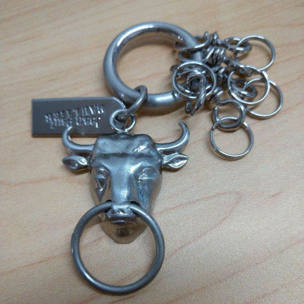 Jean Paul Gaultier Silver Bull Logo Keychain Size ONE SIZE - 1 Thumbnail