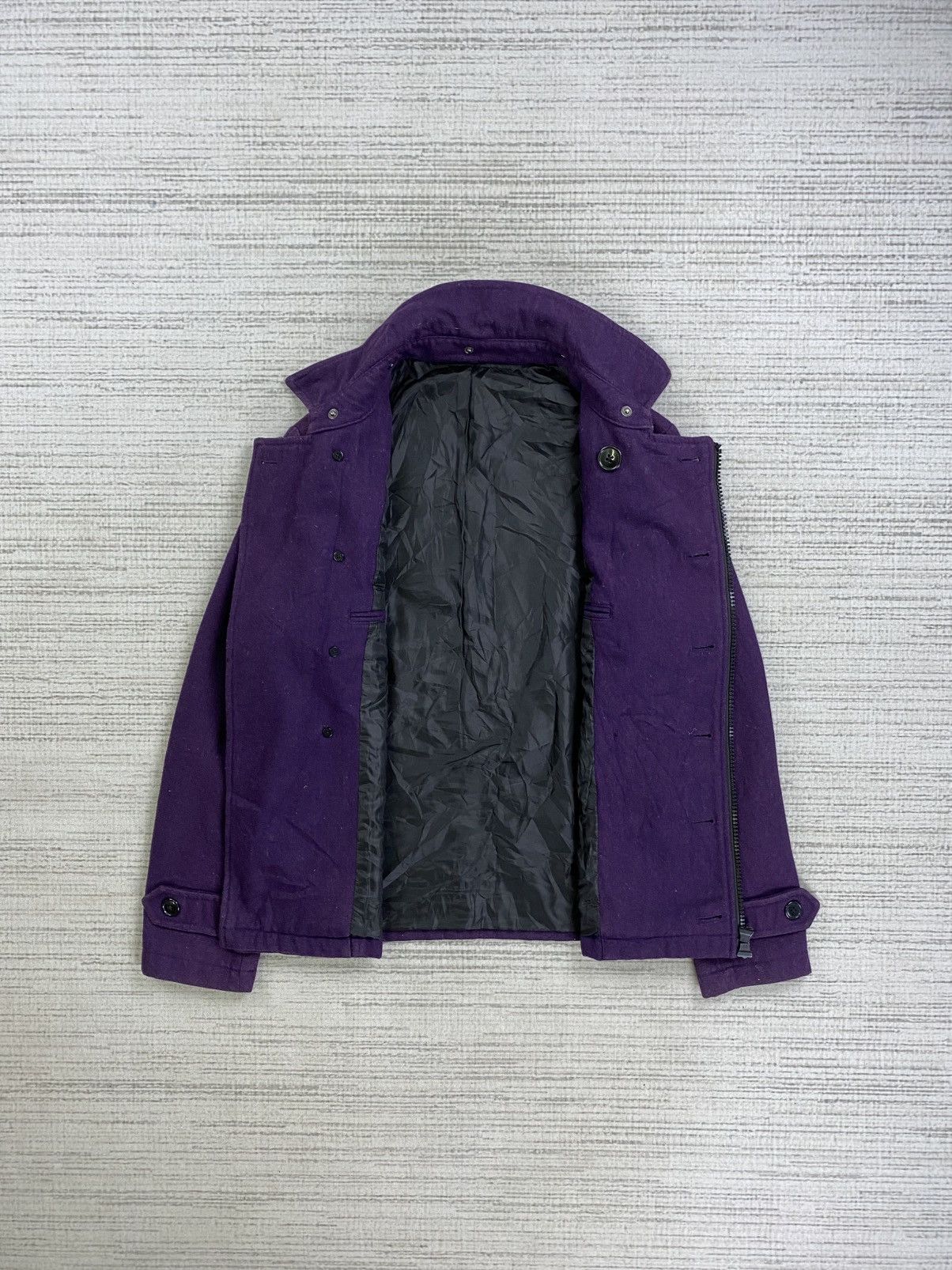 semanticdesign Vintage Semantic Design Double Collar Wool Jacket Size US S / EU 44-46 / 1 - 7 Thumbnail