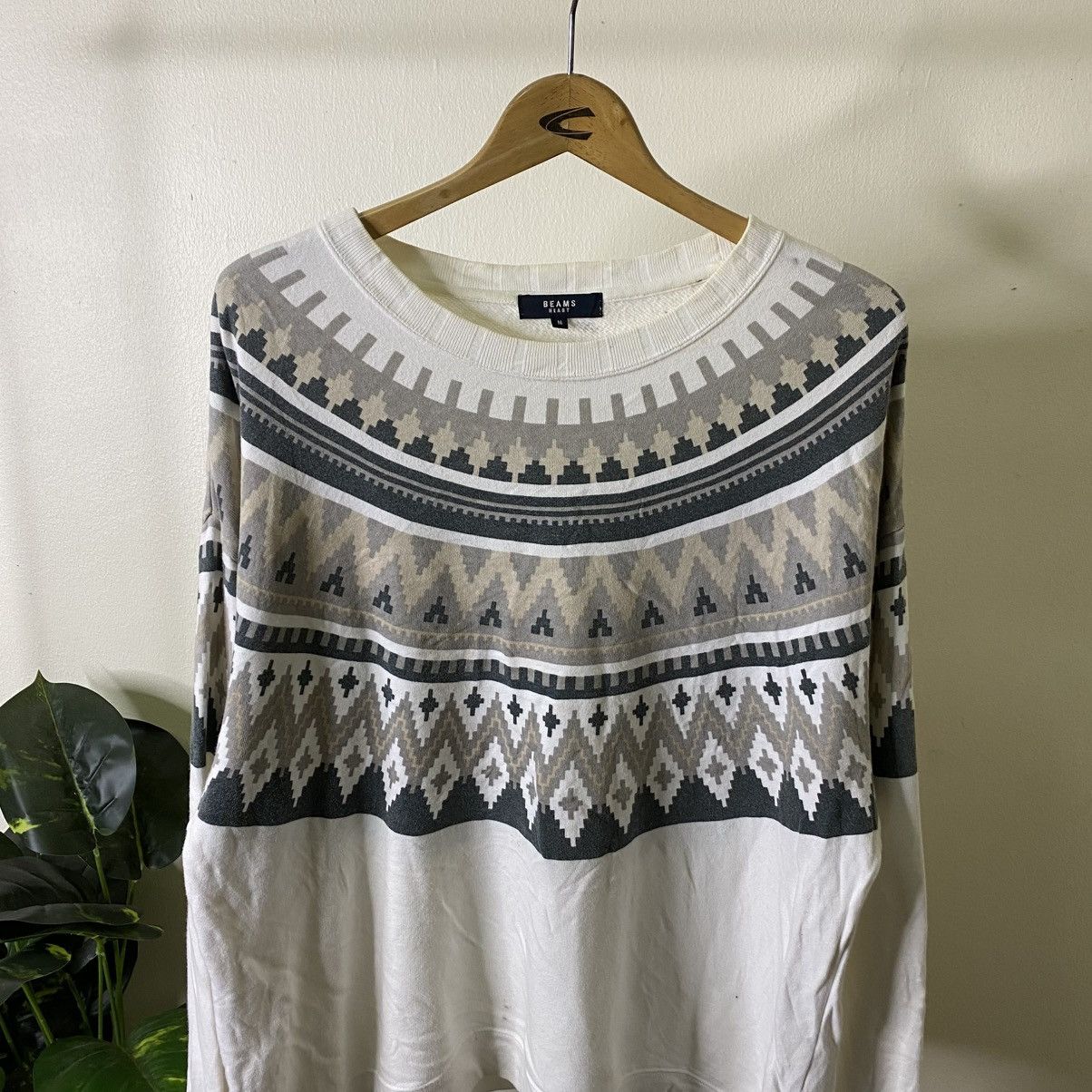 Beams Japan Beams Navajo Native Pendleton Aztec Motive Sweatshirt Size US L / EU 52-54 / 3 - 2 Thumbnail