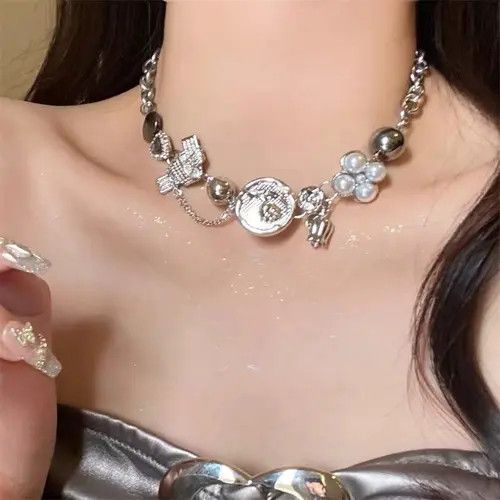 Other Dark STEAL! Y2K Chains Necklace Chain Size ONE SIZE - 2 Thumbnail