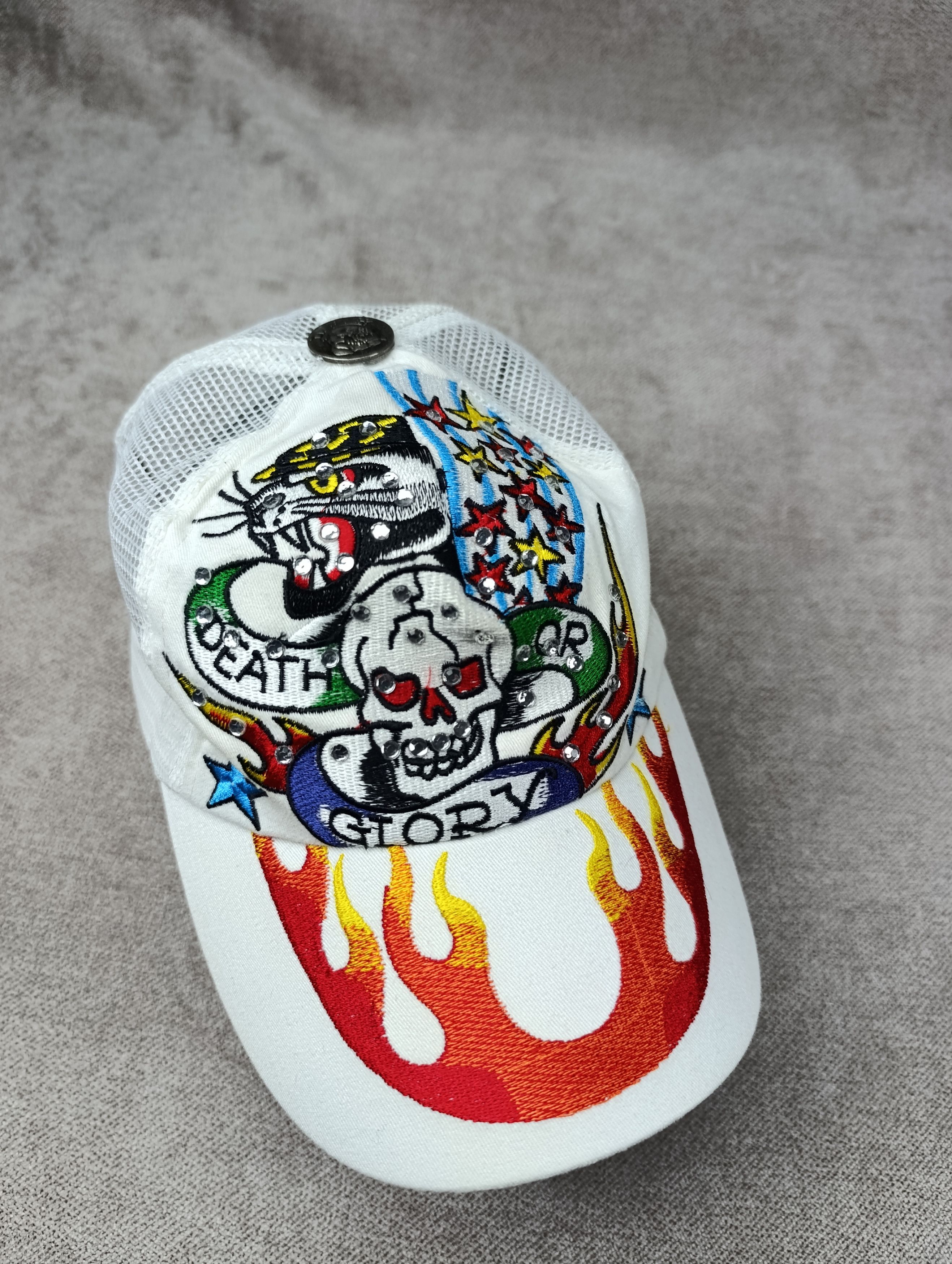 Ed Hardy ED HARDY BY CHRISTIAN AUDIGIER DEATH OR GLORY CAP Size ONE SIZE - 3 Thumbnail