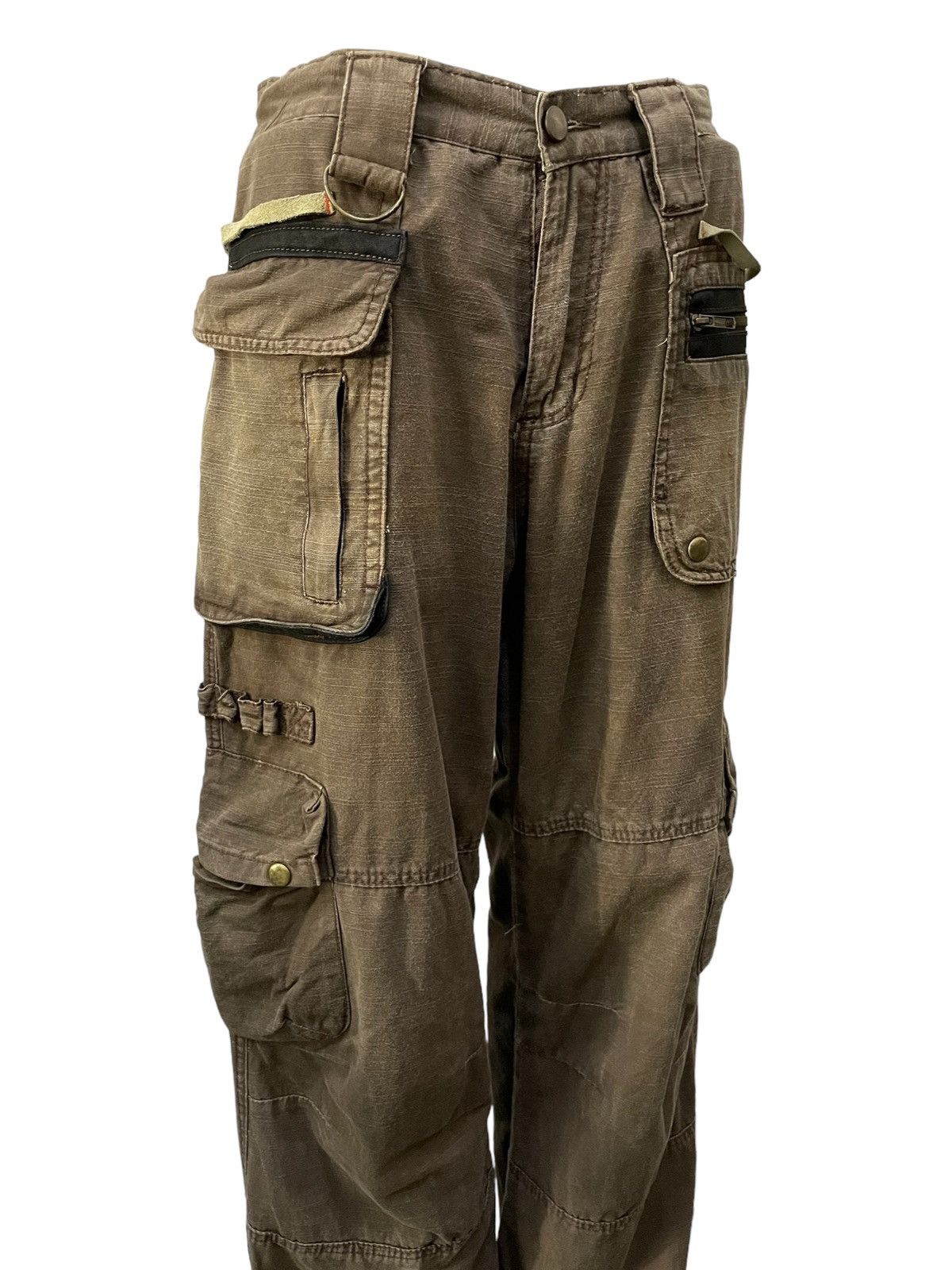 Designer × Junya Watanabe Dolce & Gabanna Style Cargo Baggy Large MultiPocket Pants Size US 32 / EU 48 - 4 Thumbnail