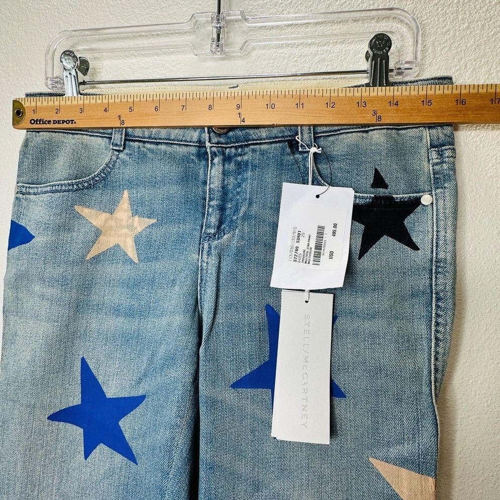 Stella McCartney NWT Stella McCartney Star Low Rise Skinny Boyfriend Jeans 29 Size 29" - 11 Thumbnail