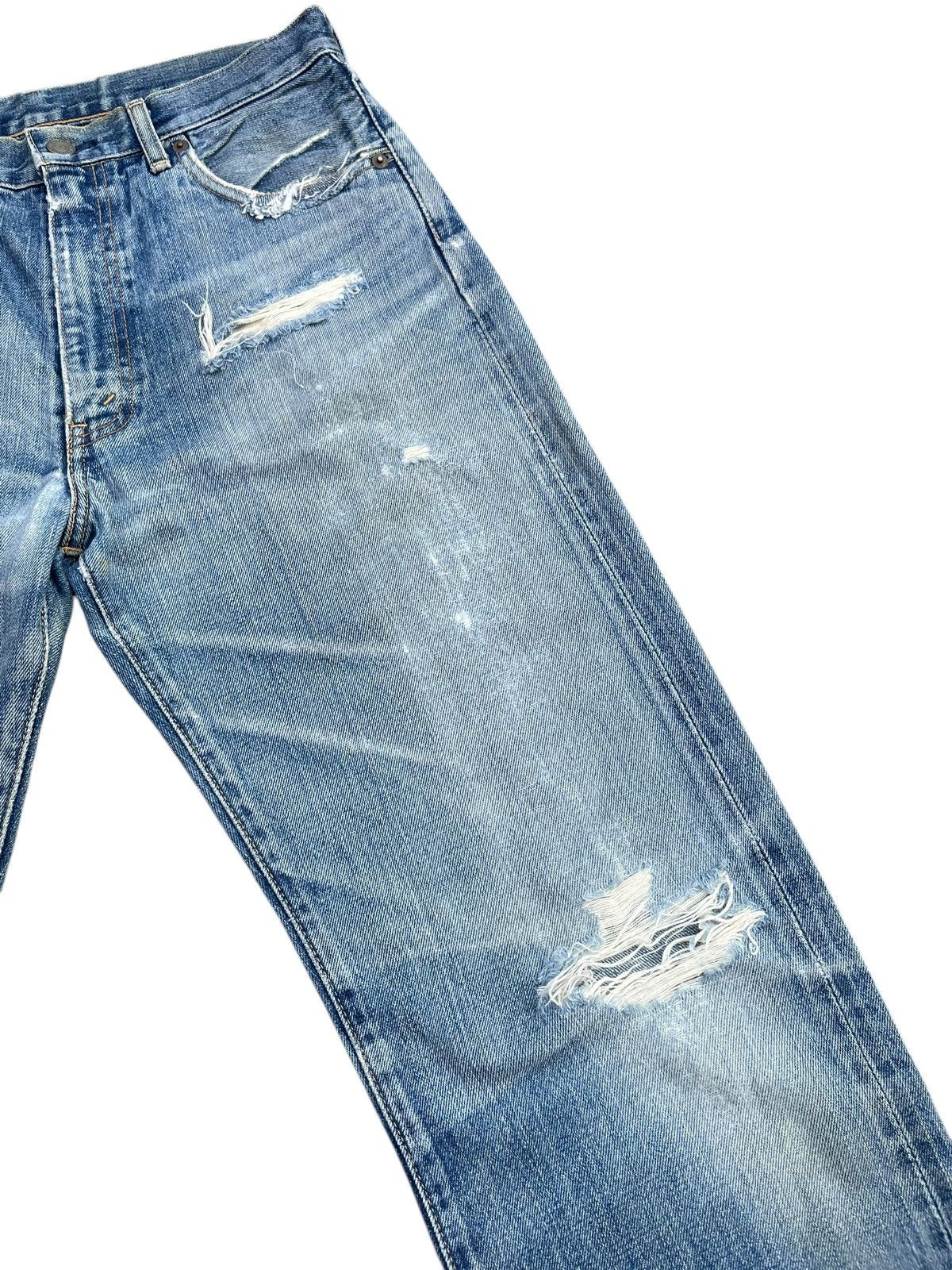 Levi's Vintage Levi’s 502XX Selvedge Distressed Size US 31 - 4 Thumbnail