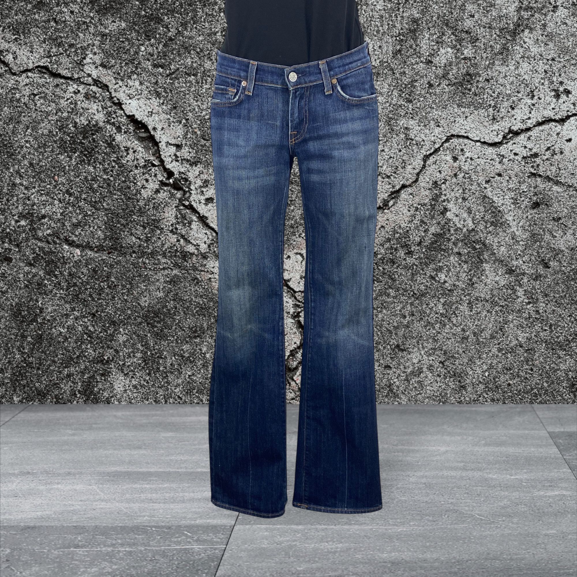 7 For All Mankind × Japanese Brand 7 for all mankind Flare Jeans Bootcut Jeans Size US 26 / EU 42 - 2 Thumbnail