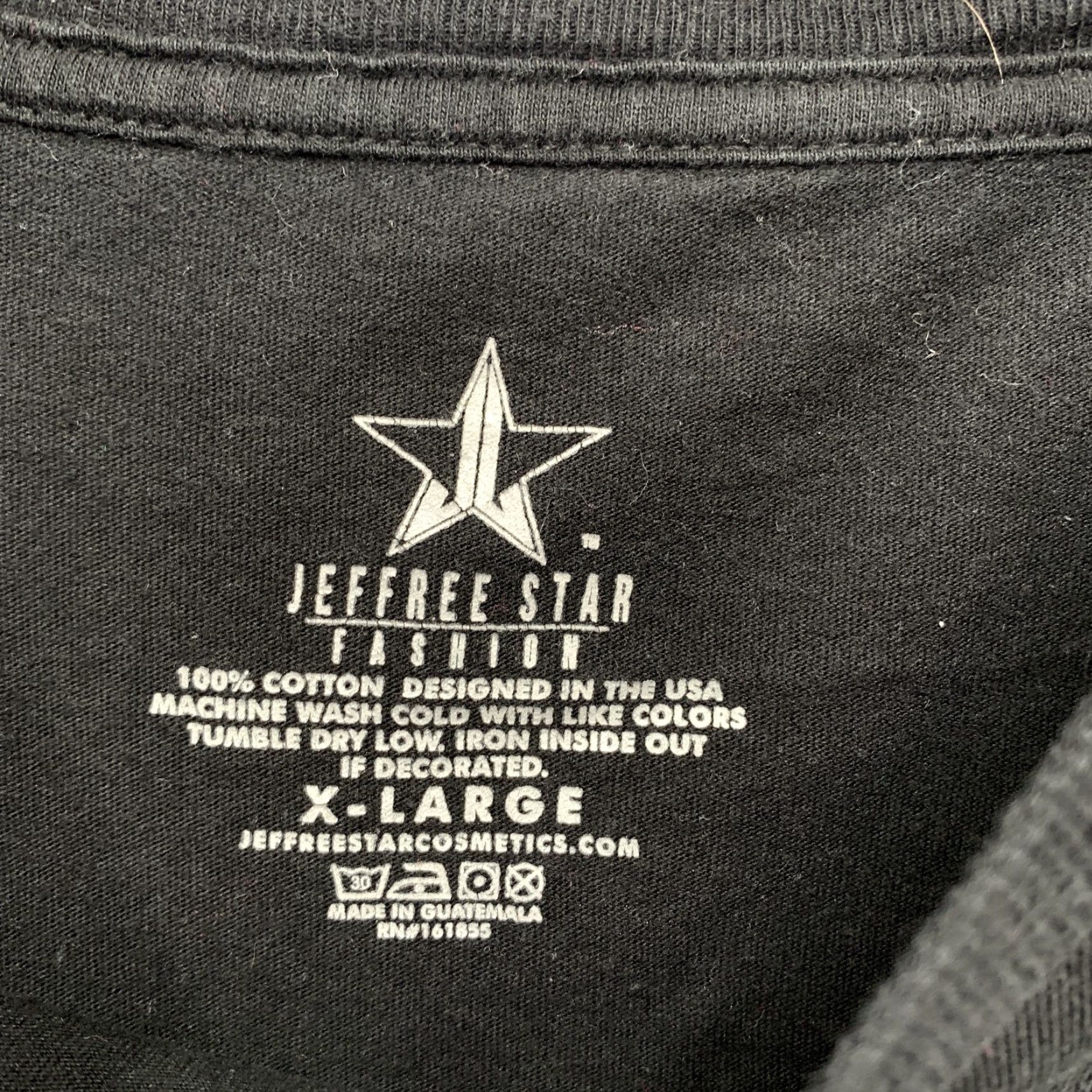 Vintage Jeffree Star Fashion Shirt Black Mens XL Short Sleeve Shirt Mens XL Black T-Shirt Size US XL / EU 56 / 4 - 4 Thumbnail