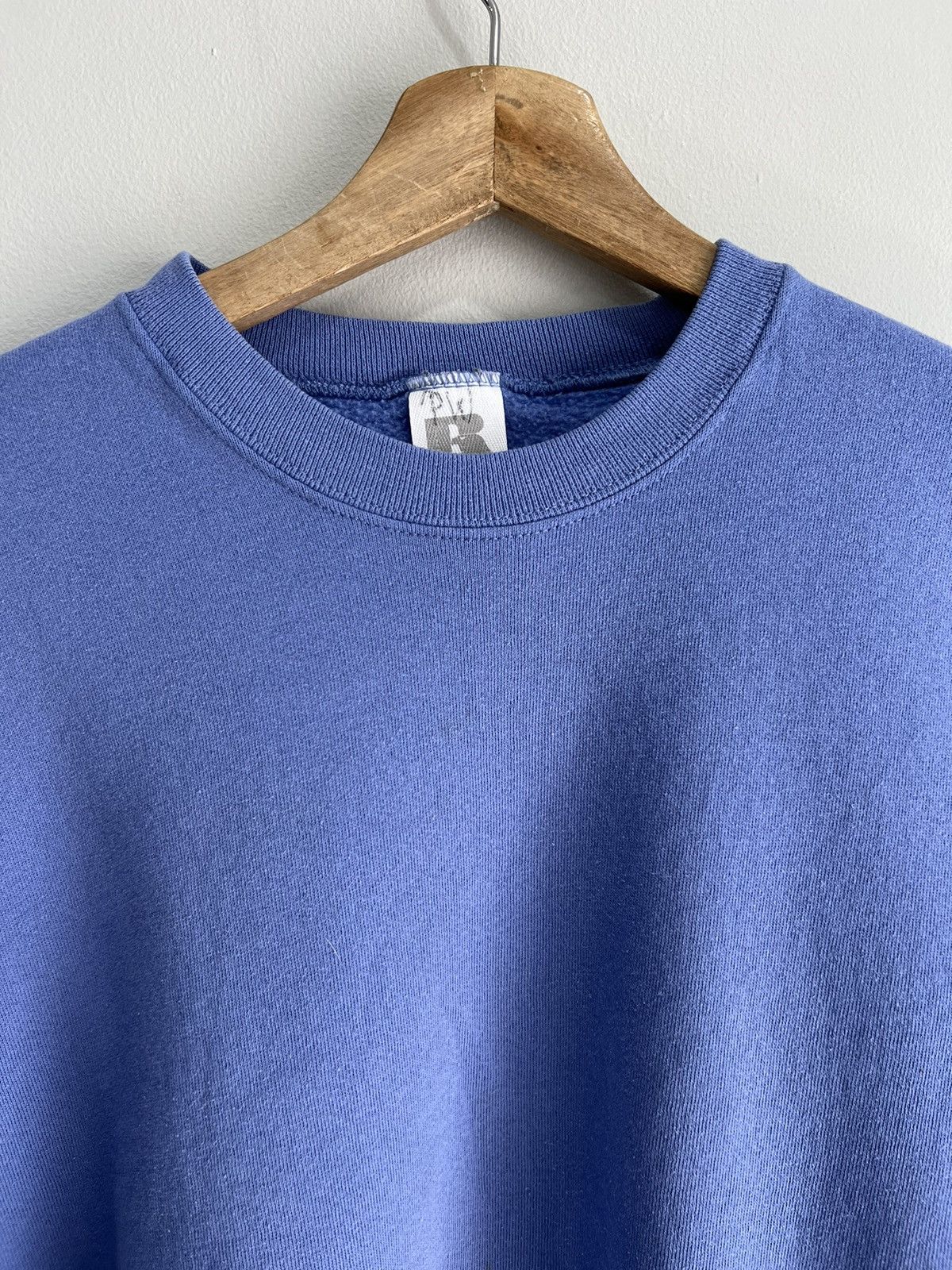 Russell Athletic Vintage Russell Athletic Sweater Blank sweatshirt Size L / US 10 / IT 46 - 3 Thumbnail