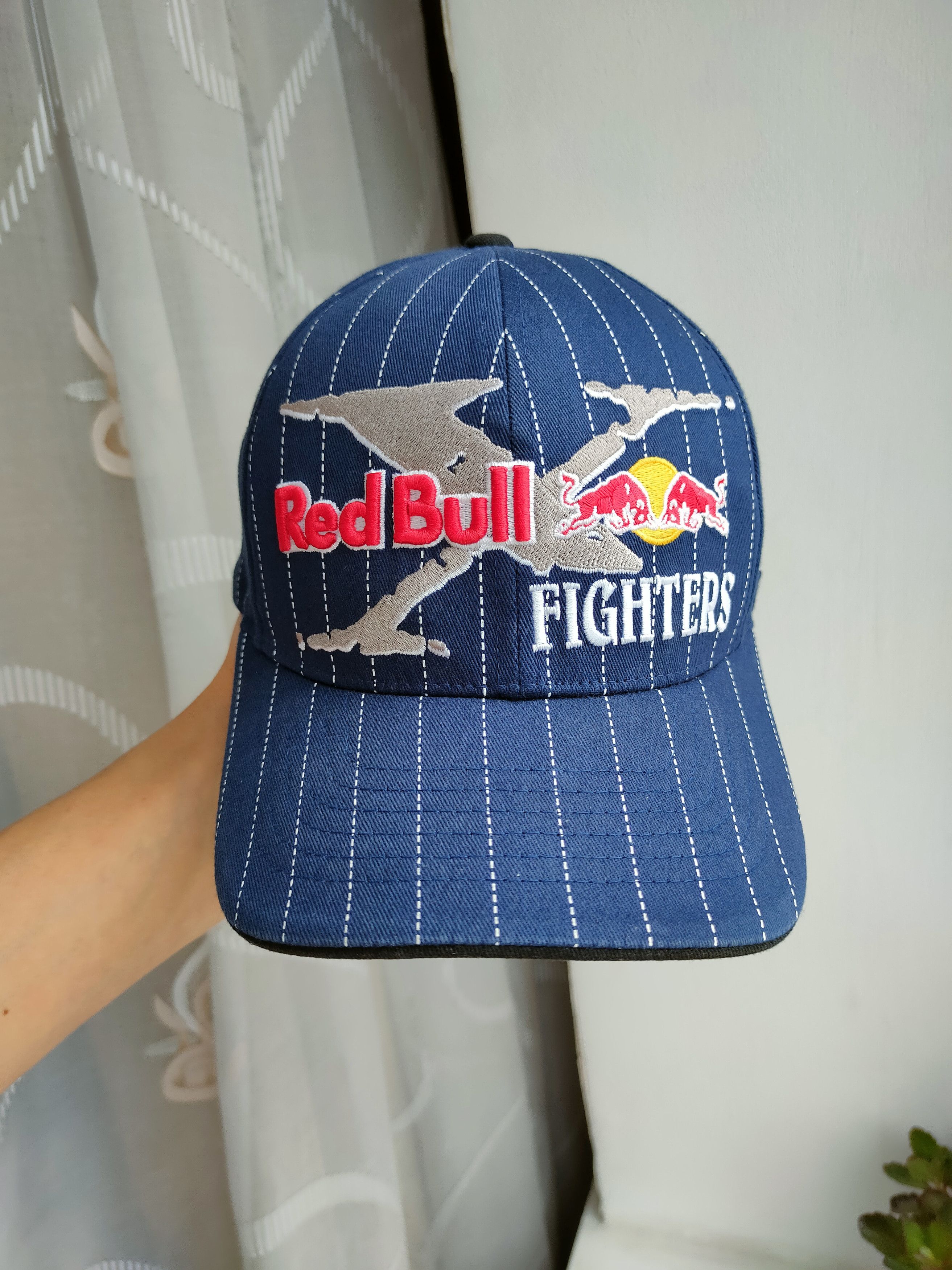 Fox Racing × Red Bull Fox Red Bull Fighters Flexfit Baseball Cap Size ONE SIZE - 7 Thumbnail