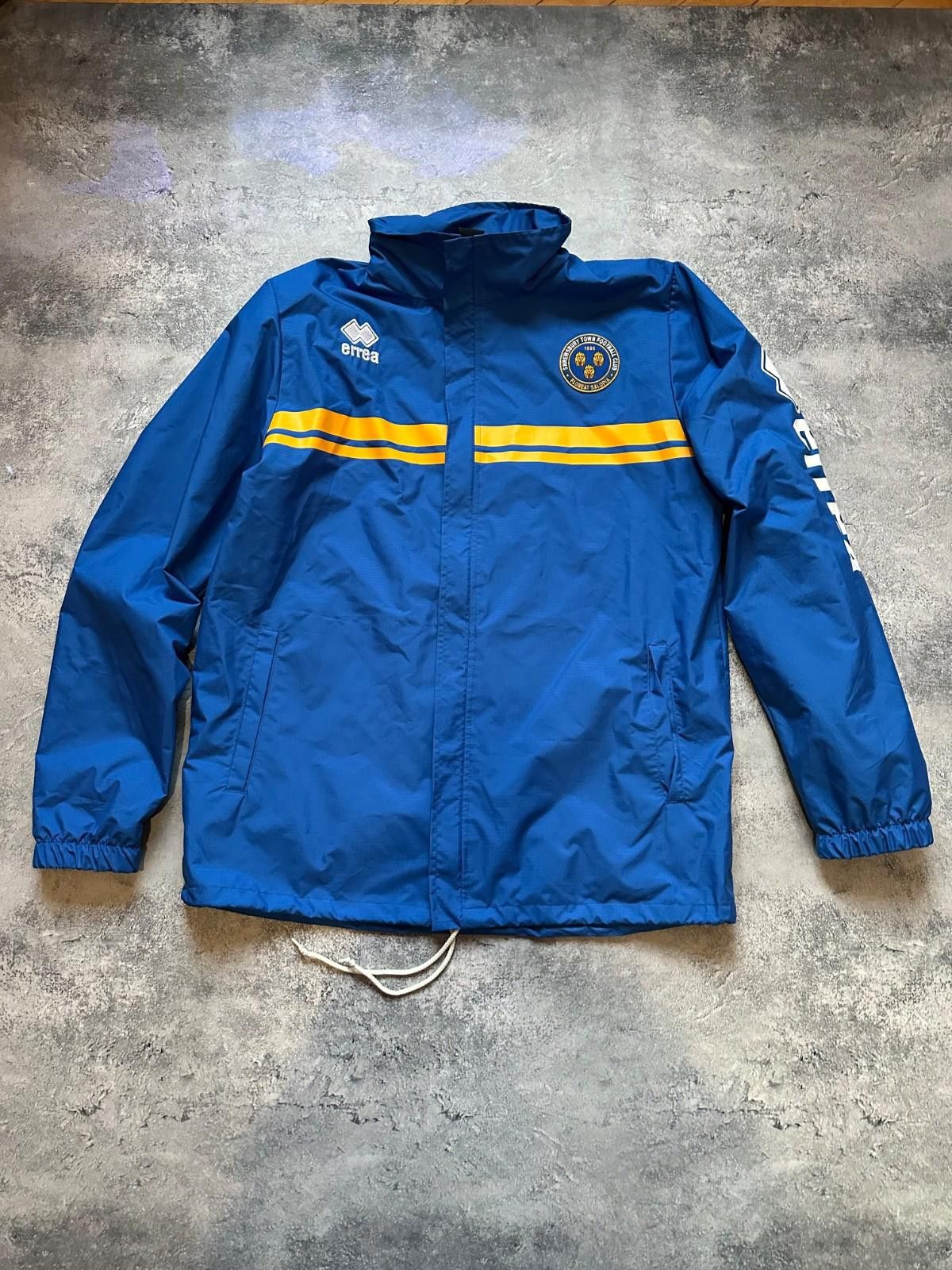 Errea 2014-16 Shrewsbury Town Hood Football Soccer Training Jacket Size US XL / EU 56 / 4 - 1 Thumbnail