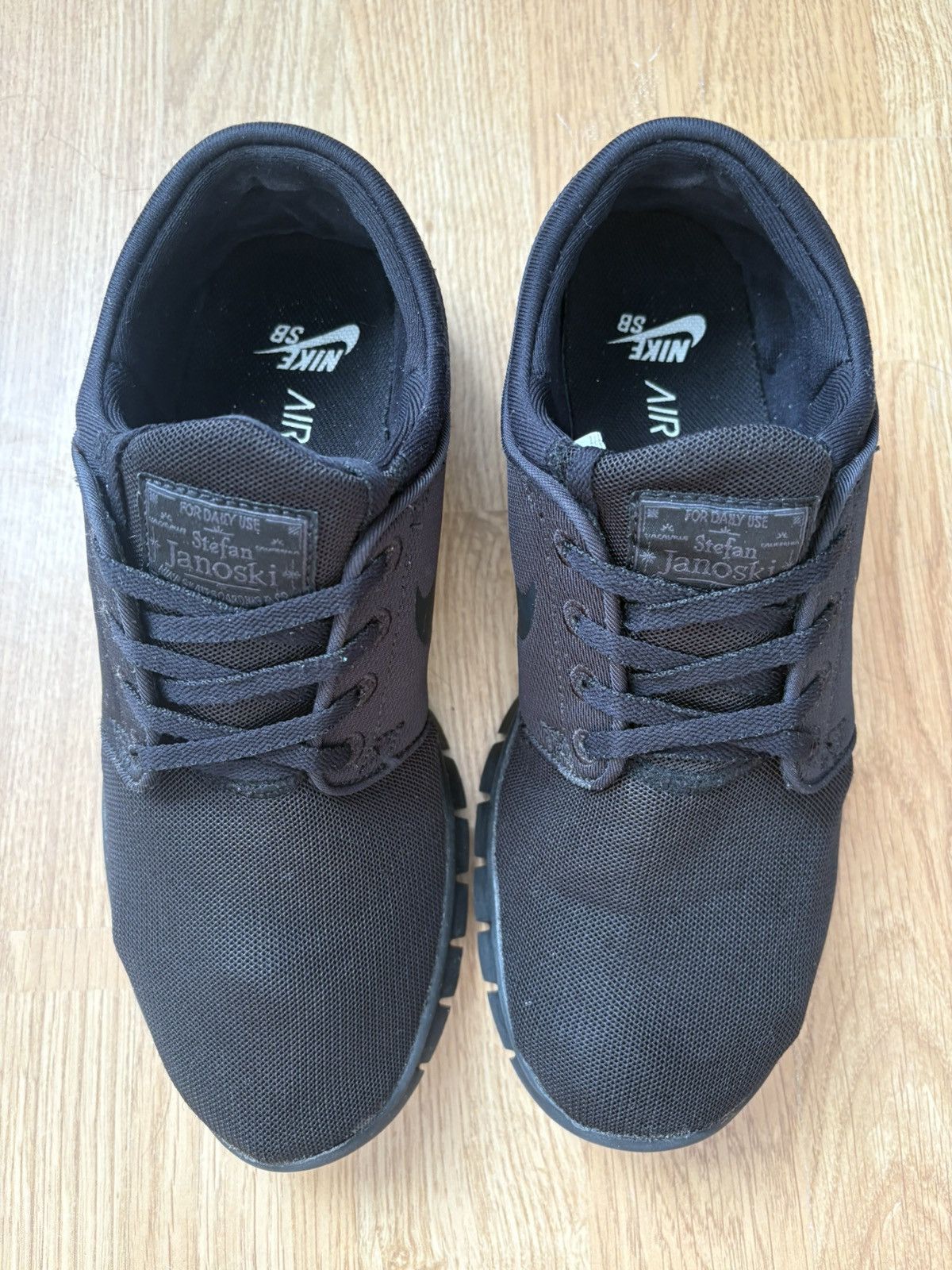 Nike Nike SB Stefan Janoski Max Triple Black Size US 8 / EU 41 - 4 Thumbnail