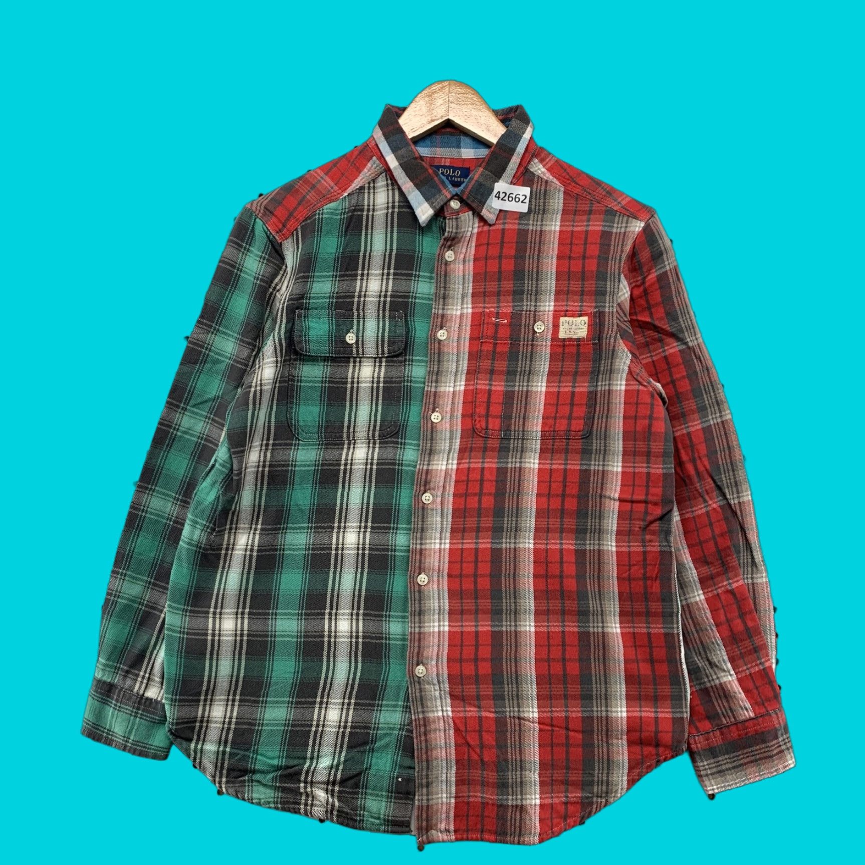 Polo Ralph Lauren Polo Ralph Lauren Shirt Men Small Plaid Button-Down Green Red Cotton Casual 90s Theme Mens Size US S / EU 44-46 / 1 - 1 Thumbnail