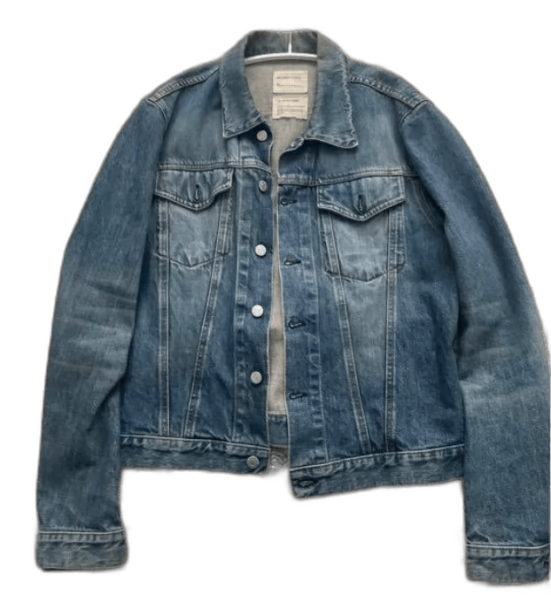 Helmut Lang 1999 Coated Denim Jacket | Grailed