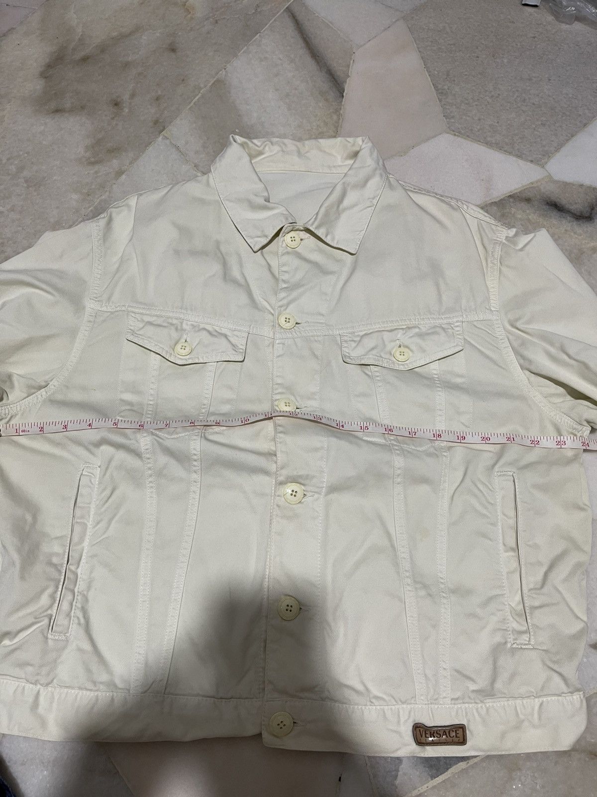 Versus Versace Versace Classic Trucker Denim Jacket A1 Size US L / EU 52-54 / 3 - 16 Thumbnail
