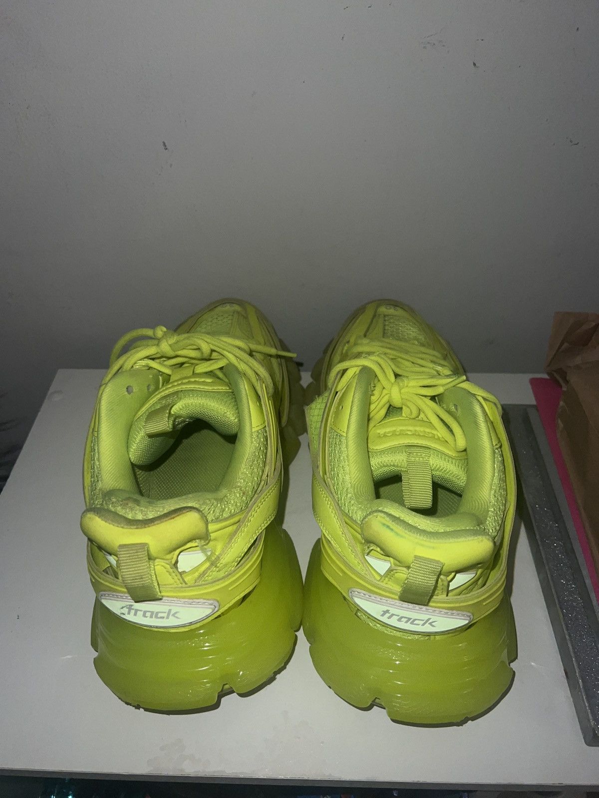 Balenciaga Balenciaga Track Trainer 'Lime' Size US 9 / IT 39 - 4 Thumbnail
