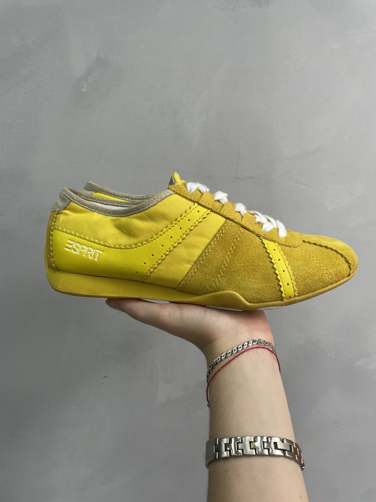 Esprit Rare low sneakers replica style esprit Yellow y2k sneakers Size US 9.5 / IT 39.5 - 1 Thumbnail