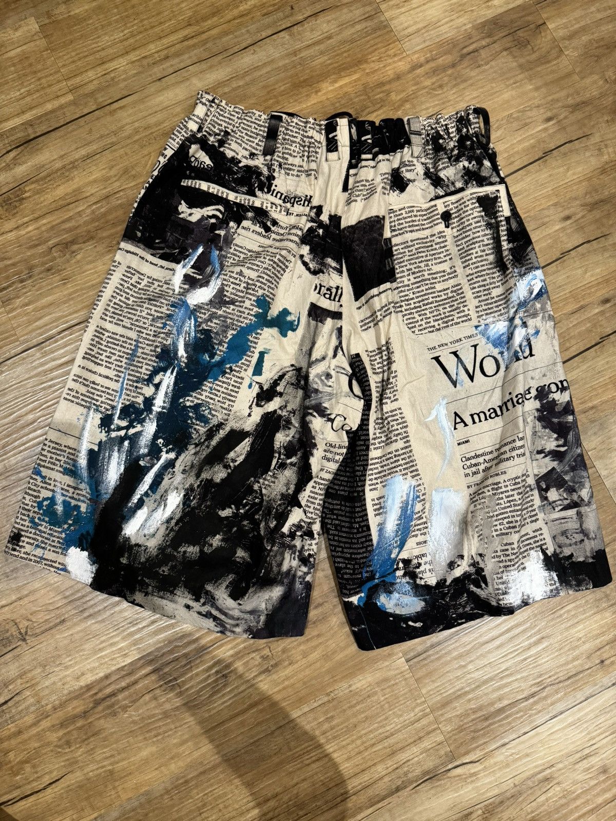 Short Nylon Yohji Yamamoto Occasion - Taille M - État Bon - Vintage De Ses Débuts D'acteur