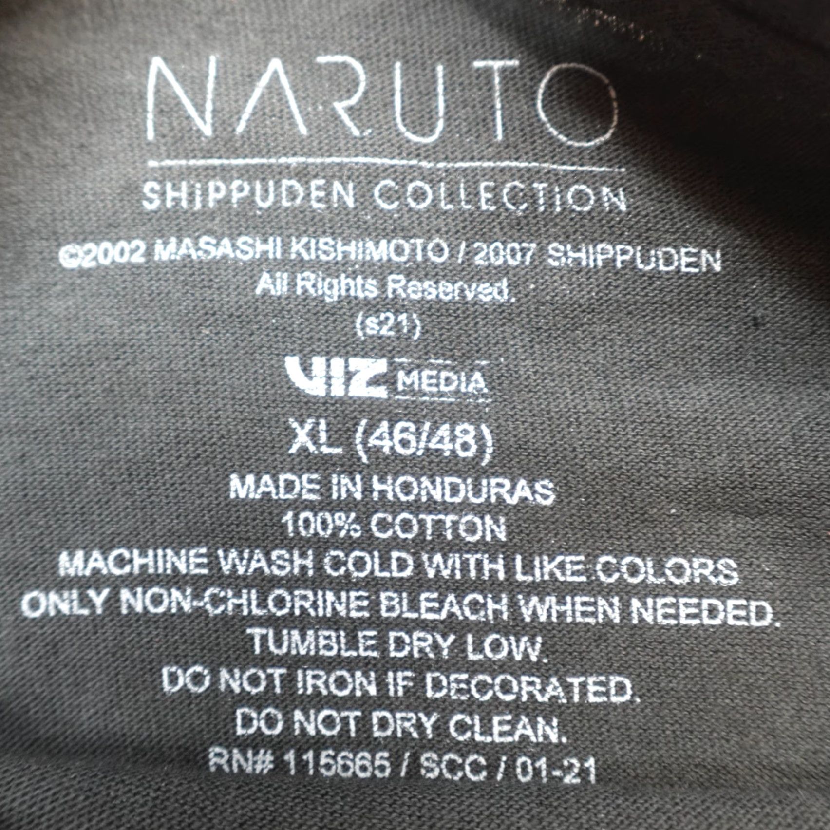 Vintage VINTAGE Naruto Shirt XL Black Ichiraku Ramen Shop 2002 Mens T-Shirt Crew Neck Short Sleeve Graphic Print Cotton Size US XL / EU 56 / 4 - 2 Thumbnail