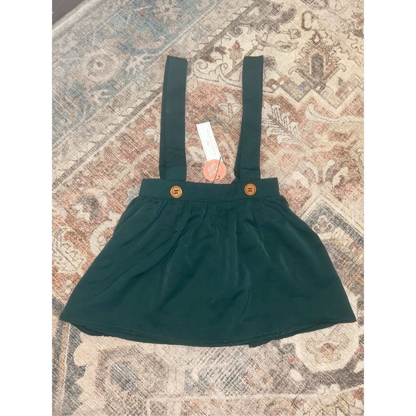 Other Bailey's Blossoms NWT Daphne Suspender Skirt - Hunter Green, Size ONE SIZE - 1 Thumbnail
