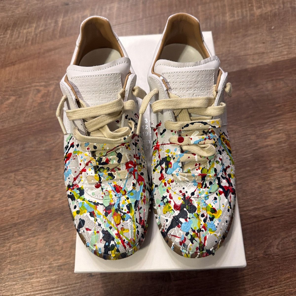 Maison Margiela Margiela Gats Paint Splatter Size US 9 / IT 39 - 1 Thumbnail