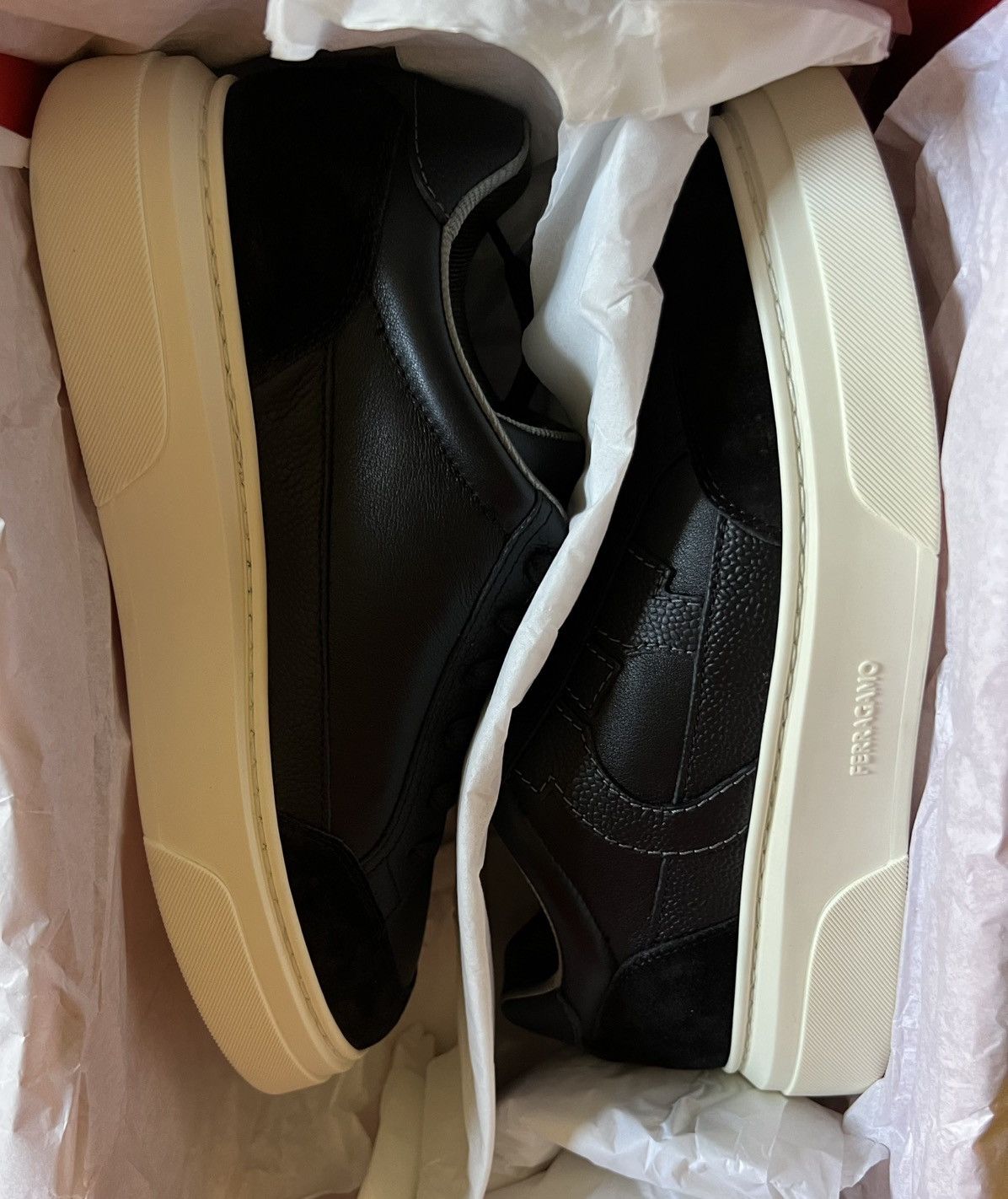 Salvatore Ferragamo Ferragamo Low top sneaker with Gancini Cassina Size US 7.5 / EU 40-41 - 5 Thumbnail