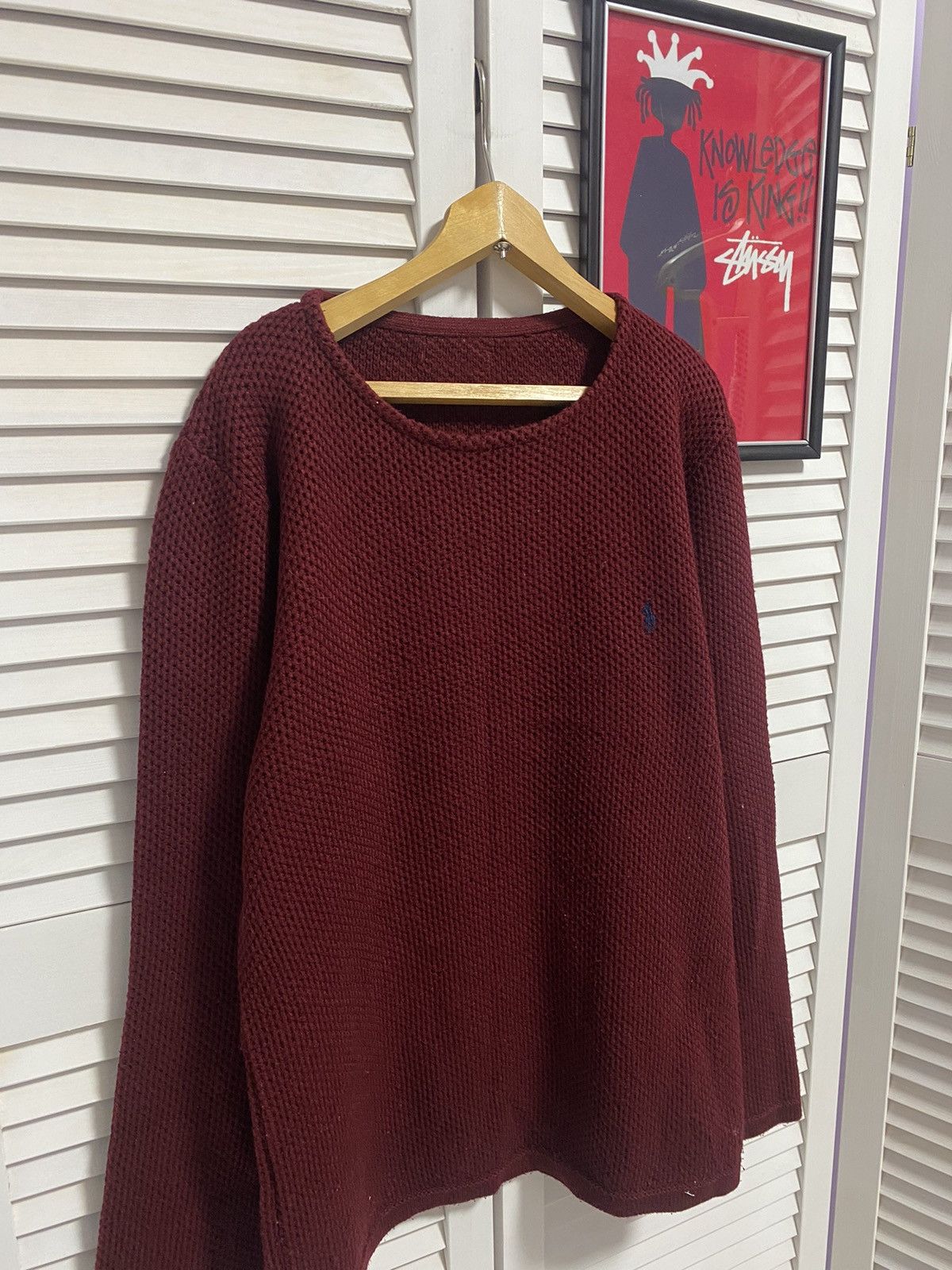 Polo Ralph Lauren × Ralph Lauren Vintage Knit Sweater Polo Ralph Lauren Cherry Logo Size US L / EU 52-54 / 3 - 2 Thumbnail