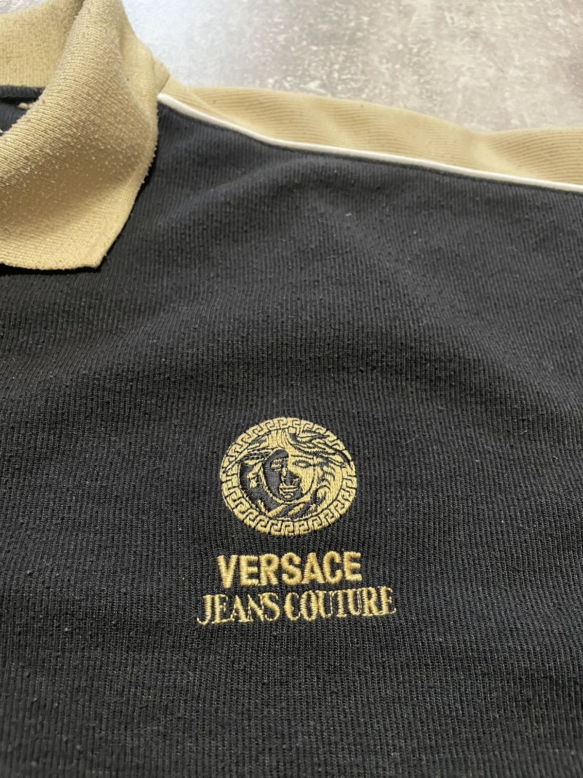 Versace Vintage Versace Polo Shirt 90s Size US L / EU 52-54 / 3 - 8 Thumbnail