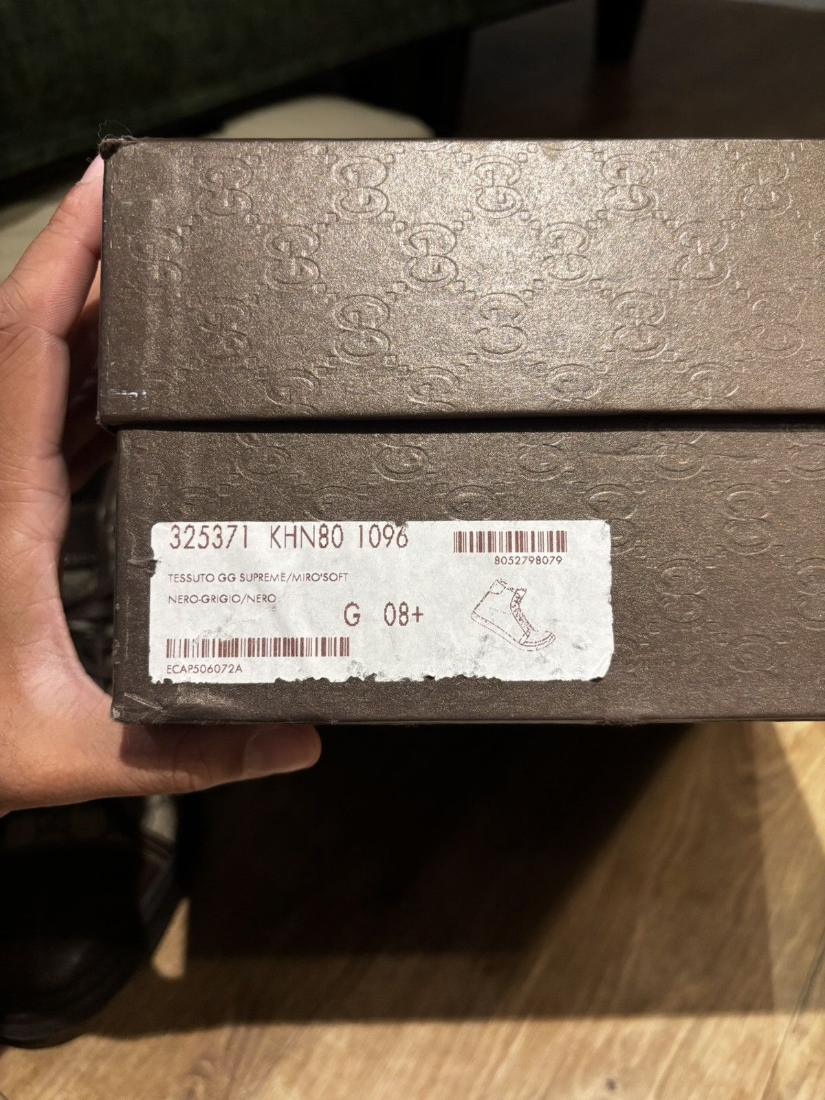 Gucci Gucci Brown Monogram GG High Top Sneaker Size US 9.5 / EU 42-43 - 8 Thumbnail