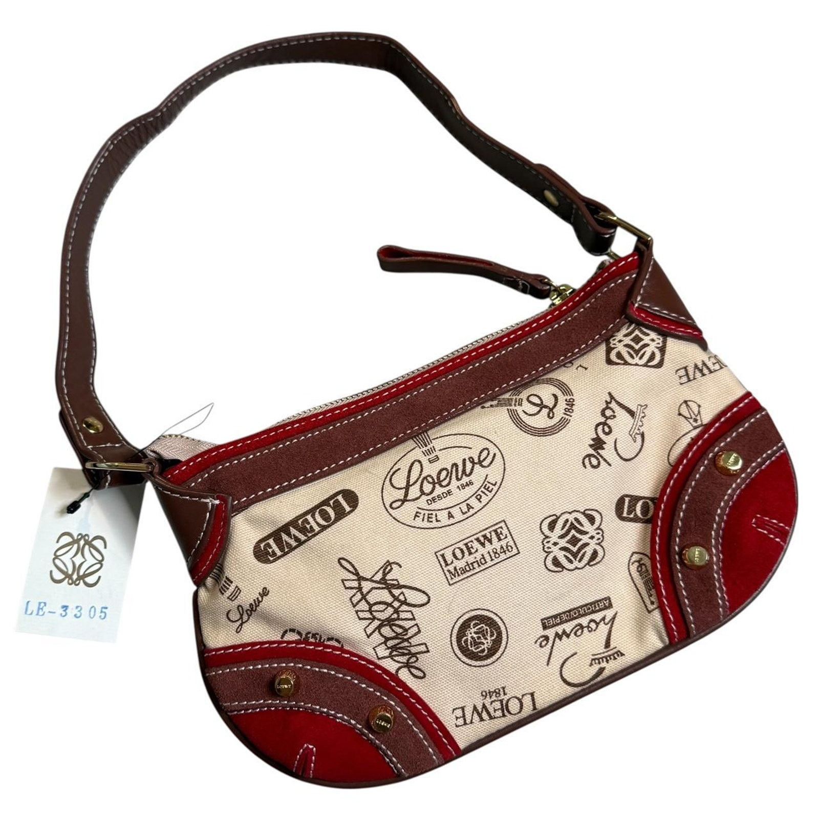 Loewe Loewe 160th Anniversary Mini Shoulder Bag Pins (2006) Size ONE SIZE - 5 Thumbnail