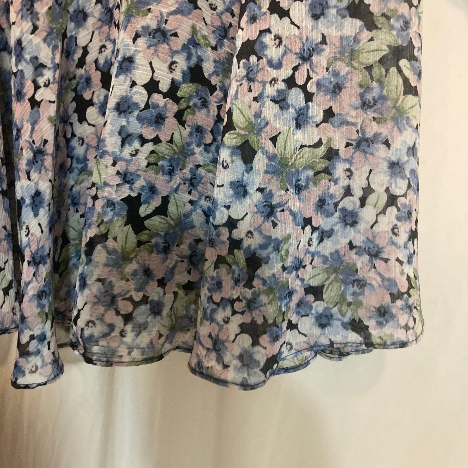 Other VICI Collection Balloons Purple Blue Floral Mini Dress Size S / US 4 / IT 40 - 6 Thumbnail