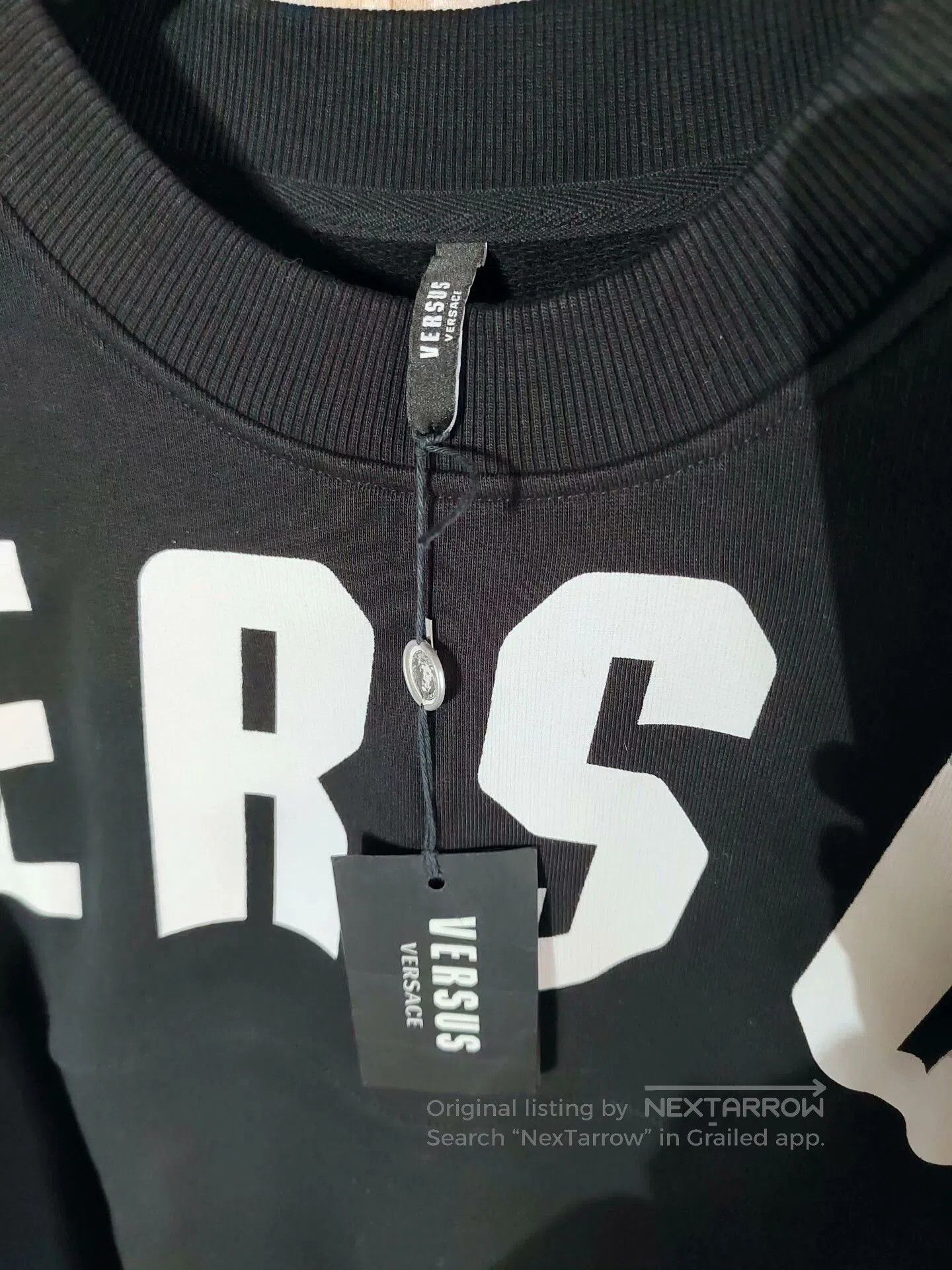 Versus Versace Versace Black Long Sleeve Sweatshirt. Size US M / EU 48-50 / 2 - 2 Thumbnail