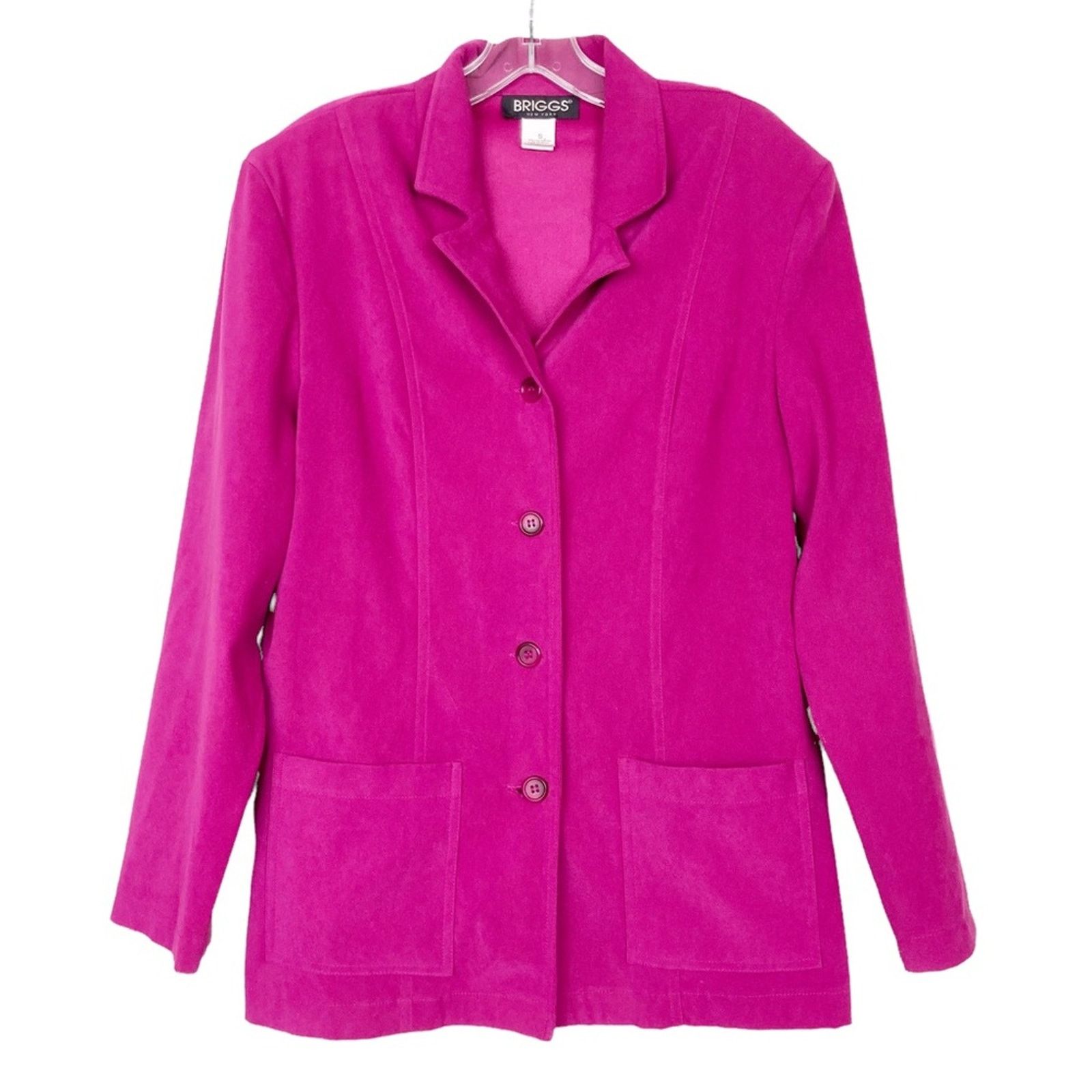 Vintage Vintage Briggs Hot Pink Blazer Sz S Size M / US 6-8 / IT 42-44 - 1 Thumbnail