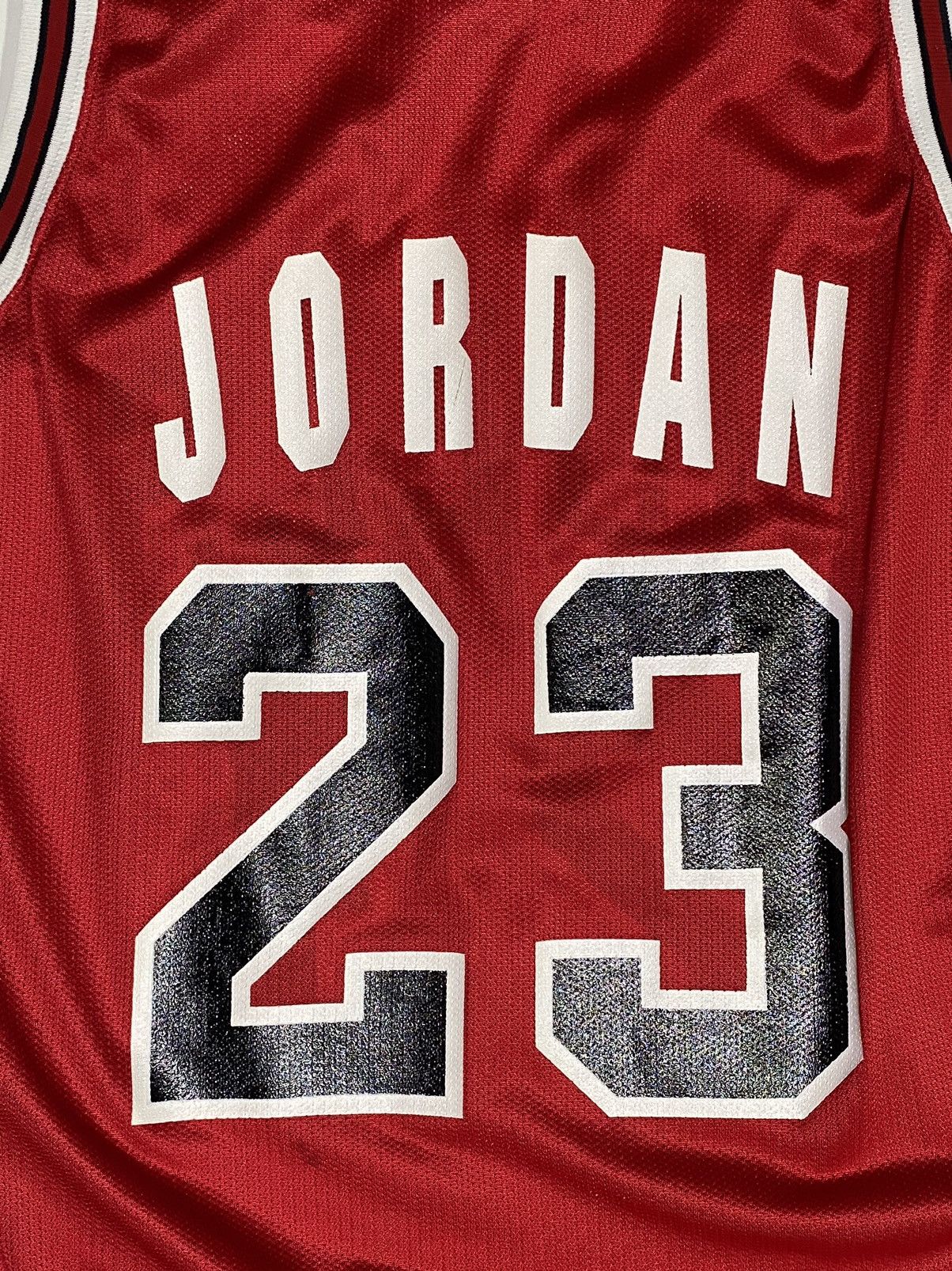 NBA × Vintage Bootleg Bulls MJ Champion (sz no tag- fits a Small) Size US S / EU 44-46 / 1 - 9 Thumbnail