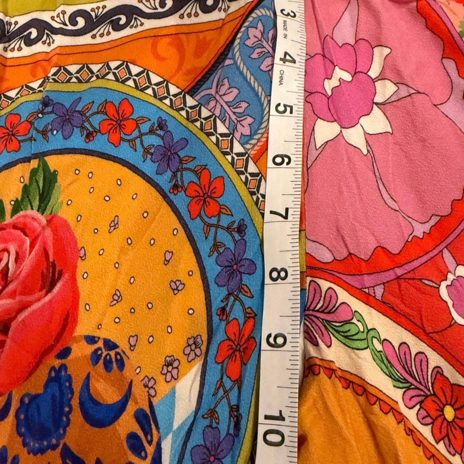Stella McCartney NWT Spell Aphrodite Bias Pant Floral Boho Straight Leg M Size 32" / US 10 / IT 46 - 10 Thumbnail