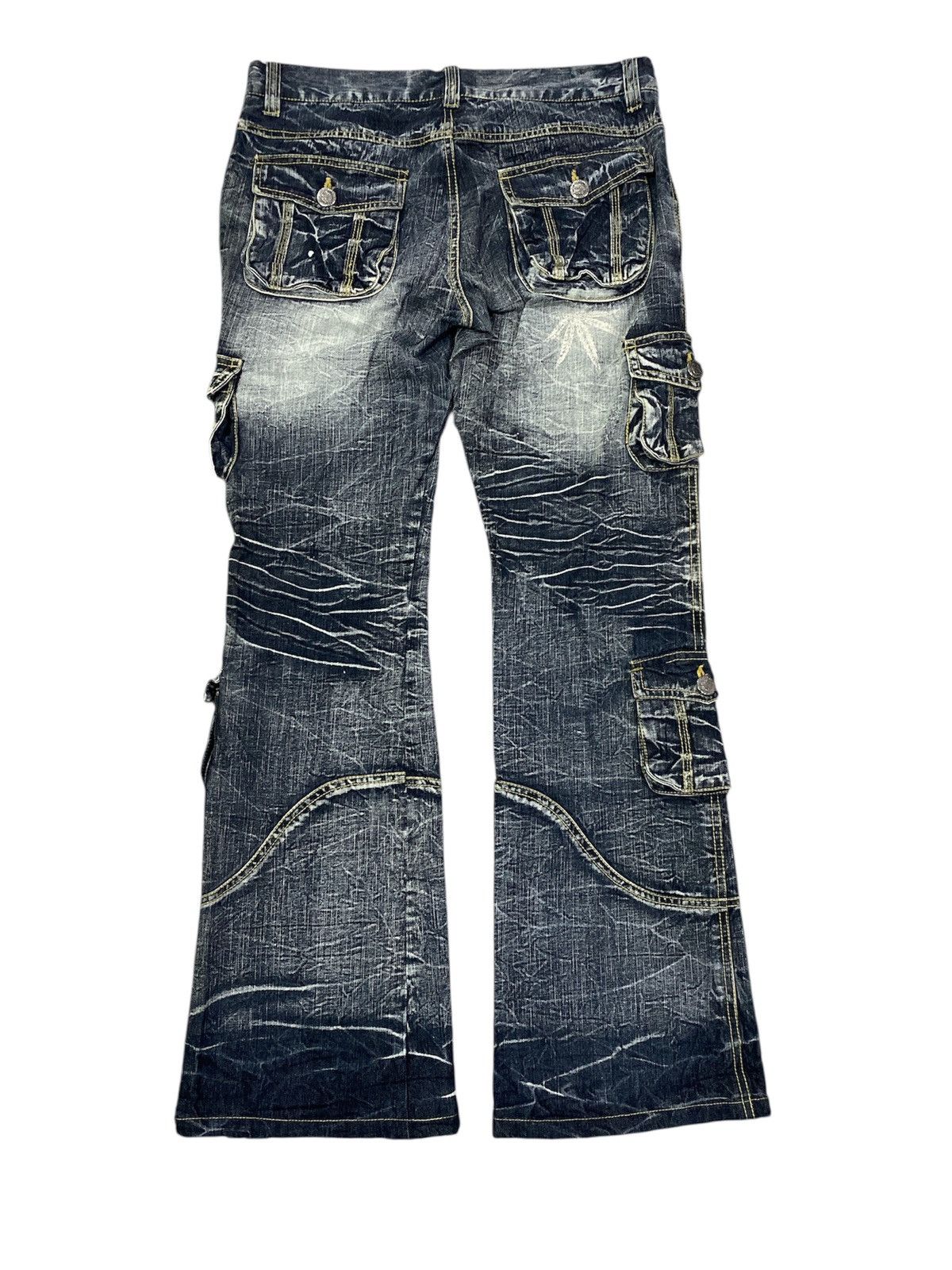 Japanese Brand Japanese brand marijuana Flare multipocket Pants Size US 32 / EU 48 - 5 Thumbnail