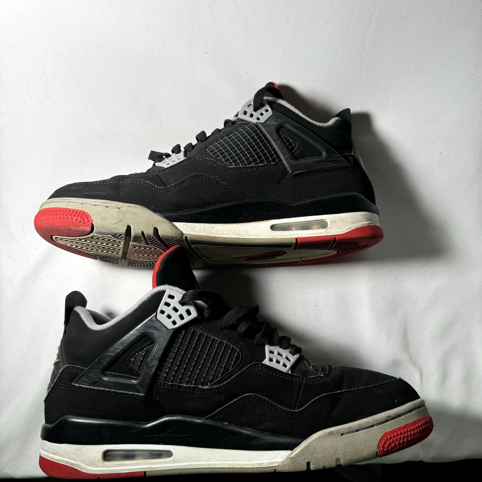 Jordan Brand × Nike Size 12 - Nike AirJordan 4 Retro OG Bred 2019 Men's Shoes Size US 12 / EU 45 - 3 Thumbnail
