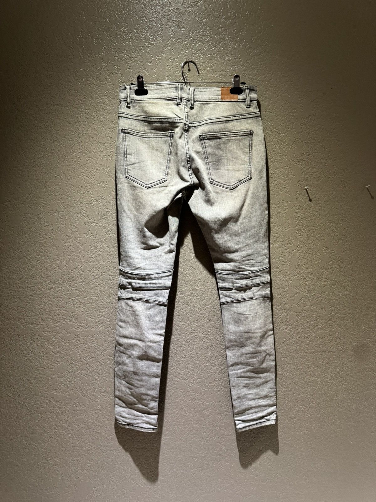 Crysp Denim Crysp Denim Skinny Slim Biker Rocker Denim Aged Wash 30 Size US 30 / EU 46 - 10 Thumbnail