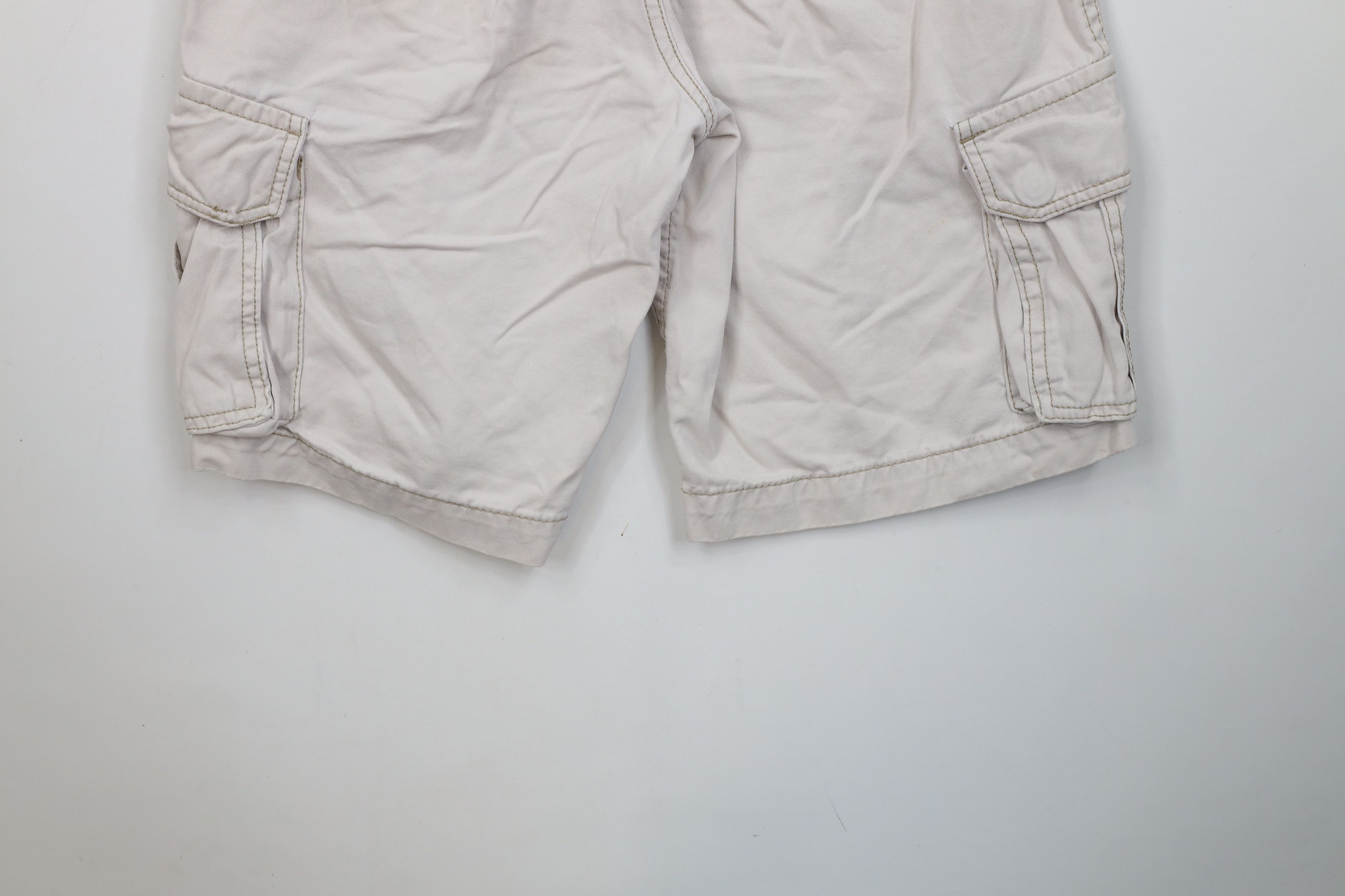 Aeropostale Vintage Aeropostale Heavyweight Cargo Shorts Beige Cotton Size US 30 / EU 46 - 14 Thumbnail