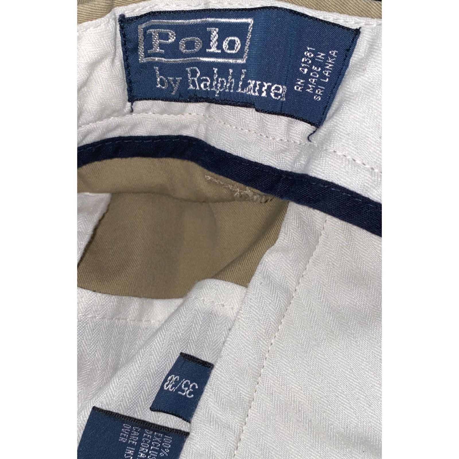 Polo Ralph Lauren Polo Ralph Lauren Mens Casual Cotton Pants Size 35 x 28.5 Beige Size US S / EU 44-46 / 1 - 5 Thumbnail