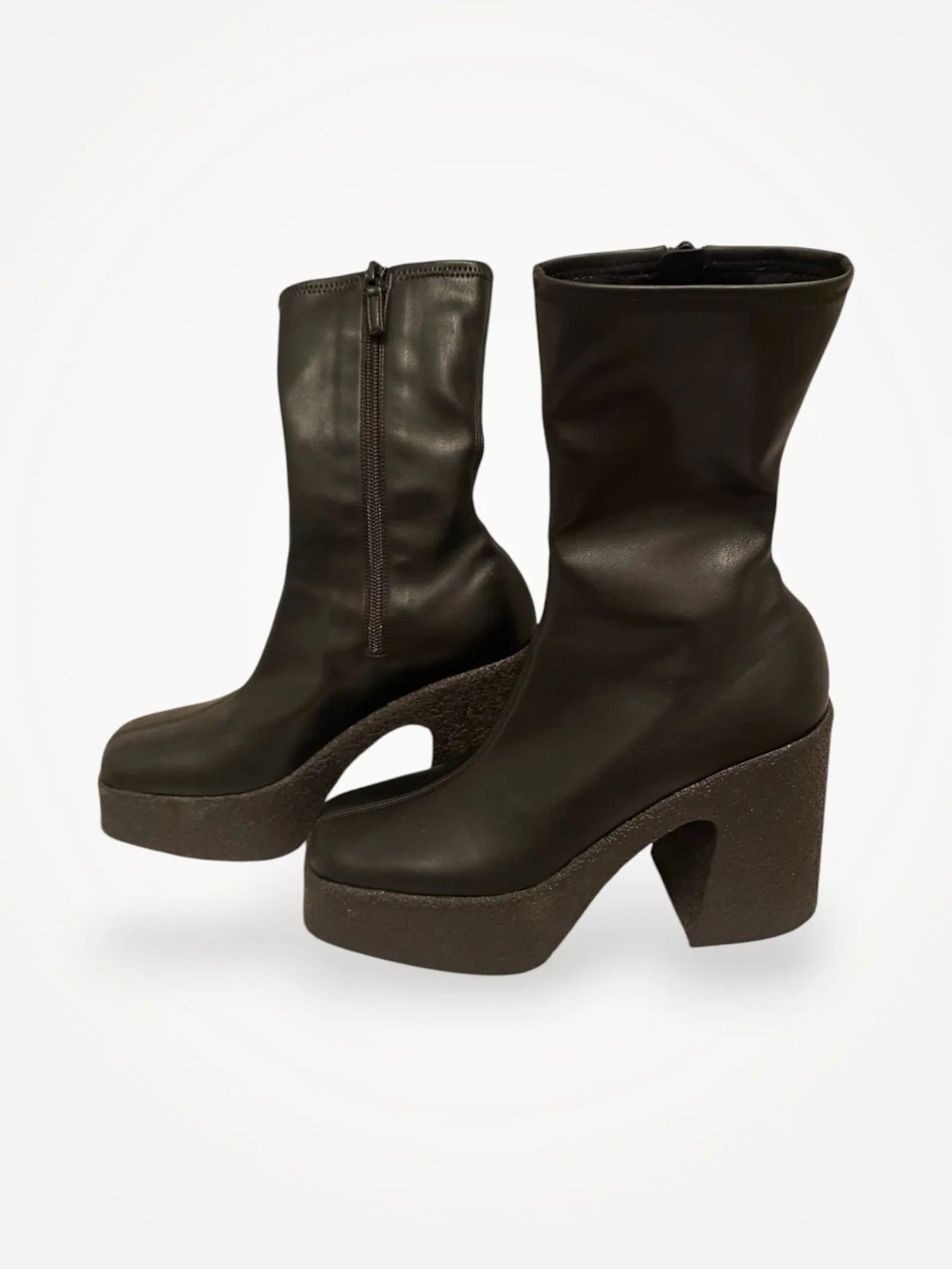 Stella McCartney Stella McCartney Skyla Chunky Platform Ankle Boots Boots Size US 7 / IT 37 - 1 Thumbnail