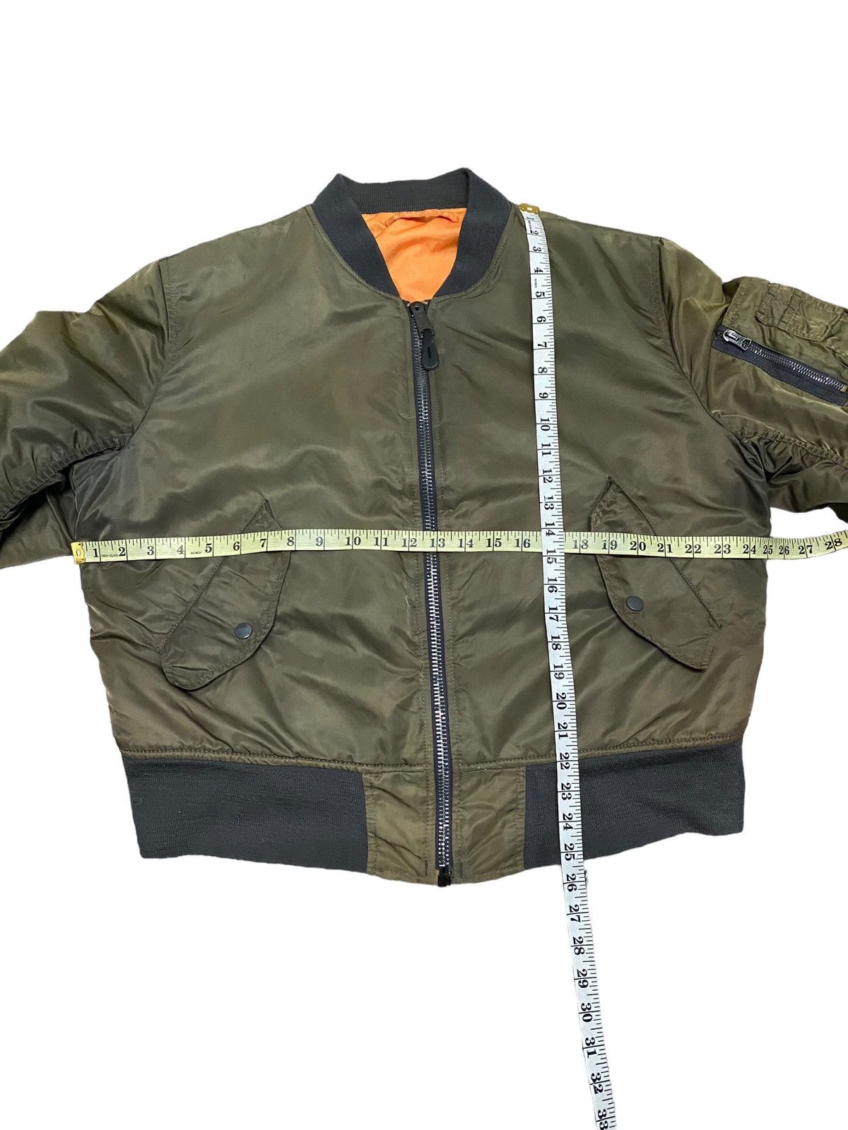 Alpha Industries Vintage Ma-1 Alpha industries sunfaded bomber jacket Size US M / EU 48-50 / 2 - 7 Thumbnail