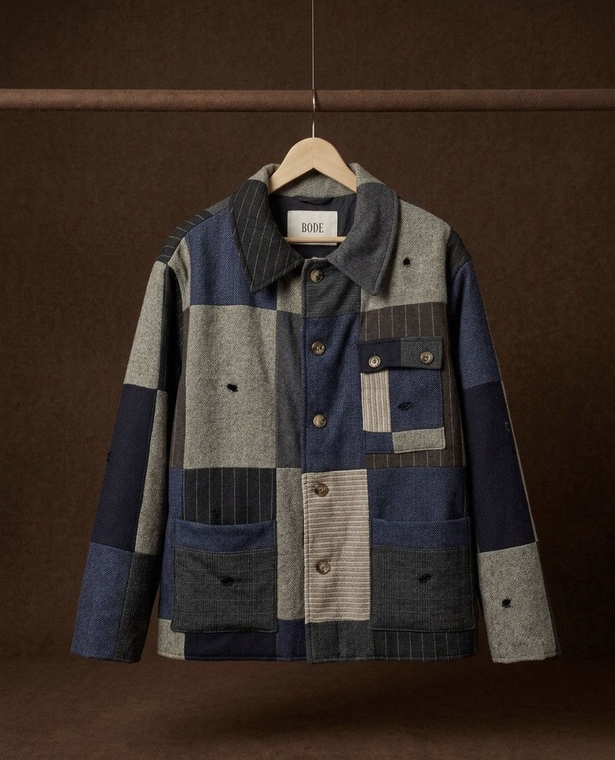Bode Bode one of a kind wool patchwork jacket size M/L Size US M / EU 48-50 / 2 - 1 Thumbnail