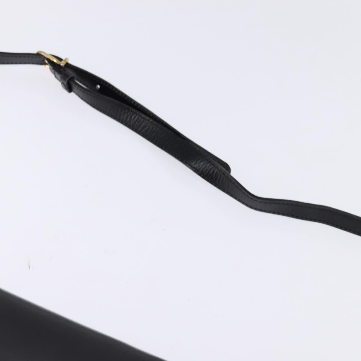 Celine CELINE Circle Shoulder Bag Leather Black Gold Size ONE SIZE - 8 Thumbnail