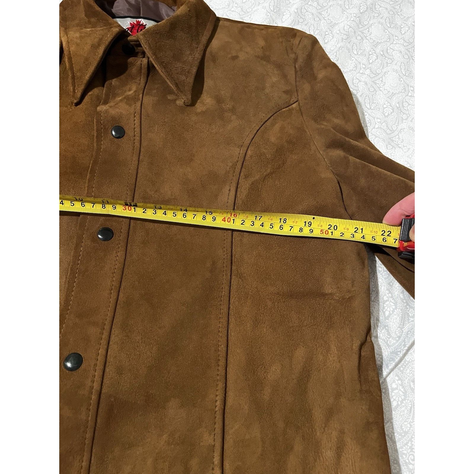 Other Vintage Great Things Canada Suede Leather Jacket 42 Western Size US L / EU 52-54 / 3 - 8 Thumbnail