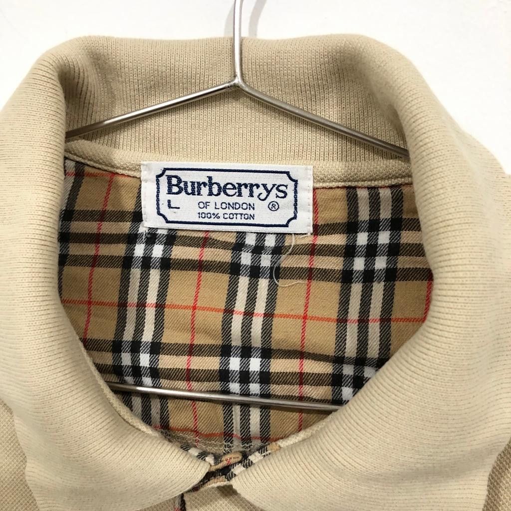 Burberry Vintage Burberrys of London L/S Polo Tee Size US L / EU 52-54 / 3 - 4 Thumbnail