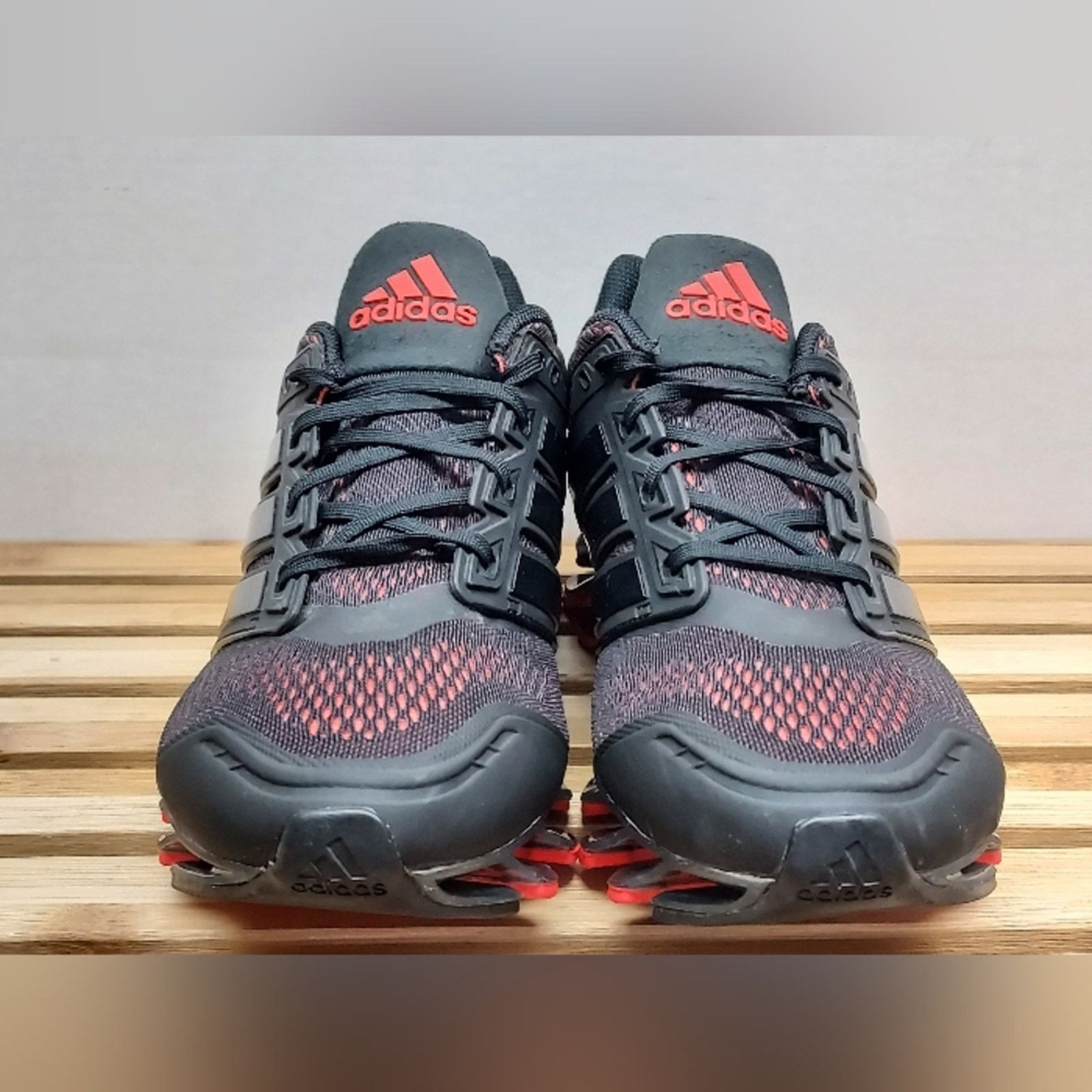 Adidas Adidas Mens | Black & Red Springblade Athletic Shoes Size 9 Size US 9 / EU 42 - 5 Thumbnail