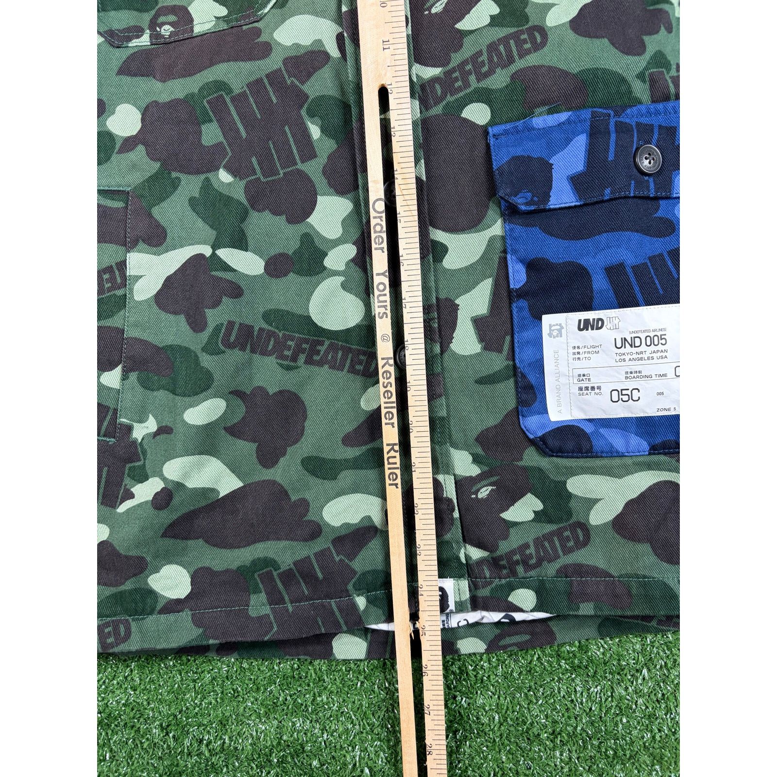 Bape BAPE X Undefeated Color Camo Flannel Jacket Size Large Size US L / EU 52-54 / 3 - 6 Thumbnail