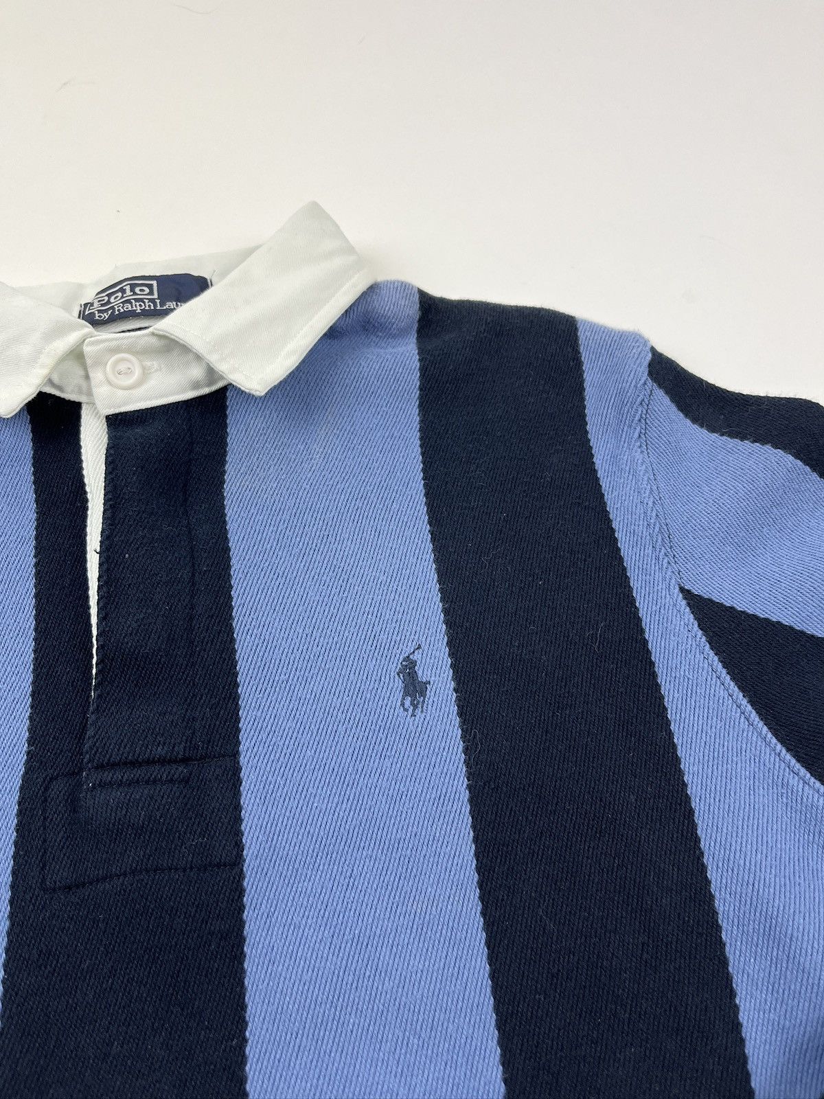 Polo Ralph Lauren Rare🔥90s PRL Chief Keef Rugby Jersey Long Sleeve Polo Shirt Size US M / EU 48-50 / 2 - 4 Thumbnail