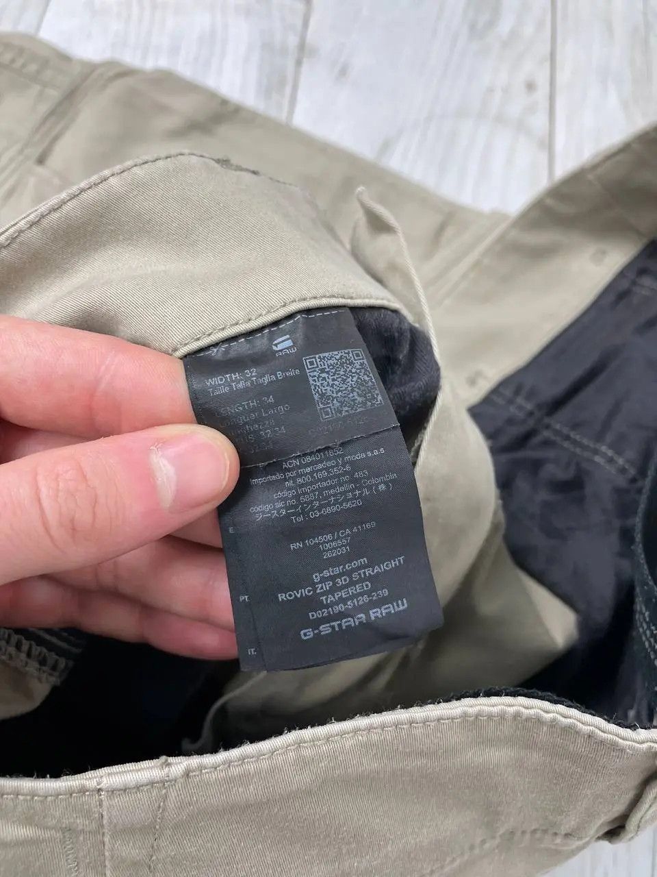 G-Star Vintage G-Star Rovic Zip 3D Straight Tapered Cargo Pants Size US 32 / EU 48 - 8 Thumbnail