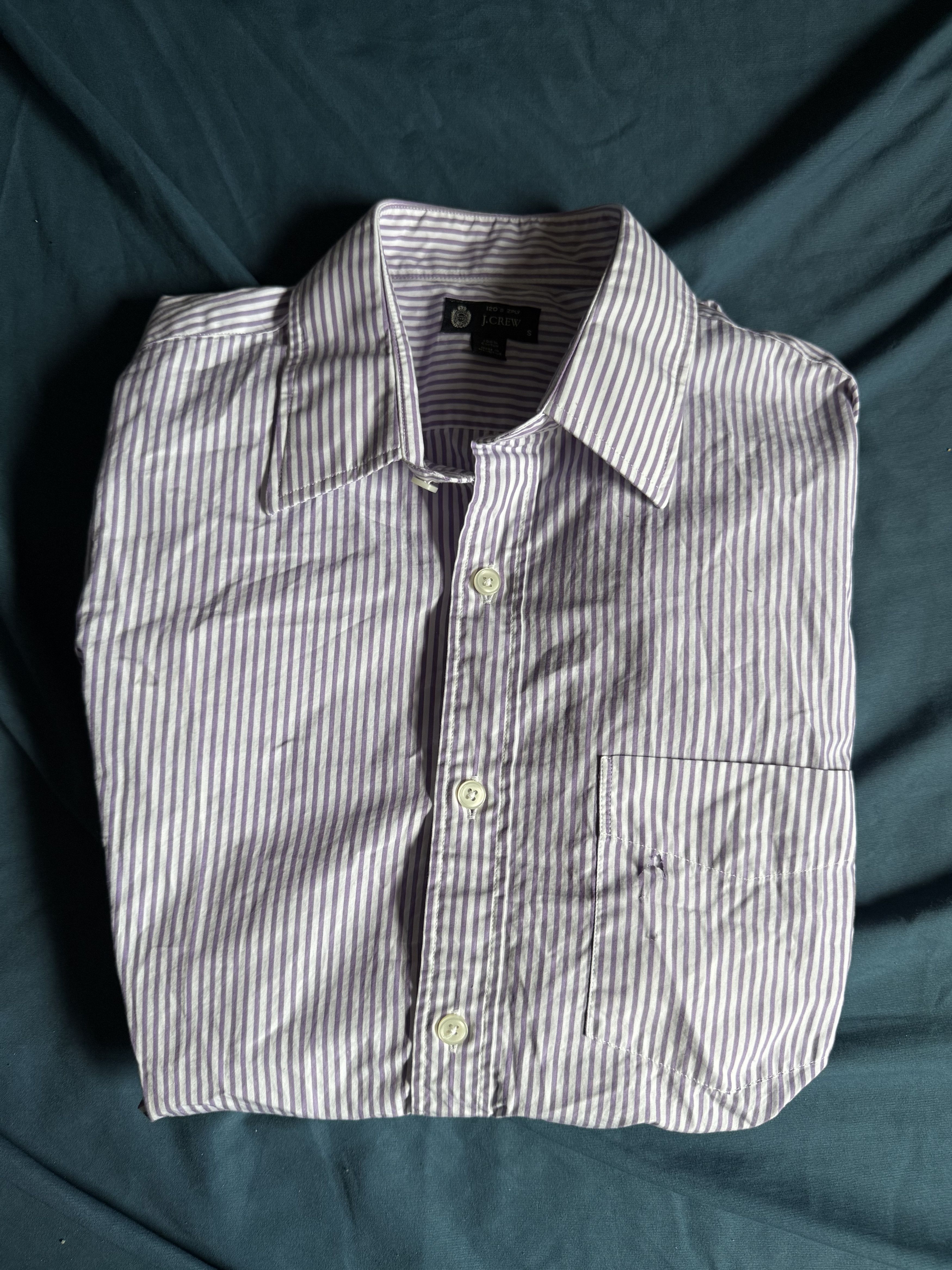 J.Crew J. Crew Striped Button Up Shirt 120s 2 ply small $70 Size US S / EU 44-46 / 1 - 5 Thumbnail